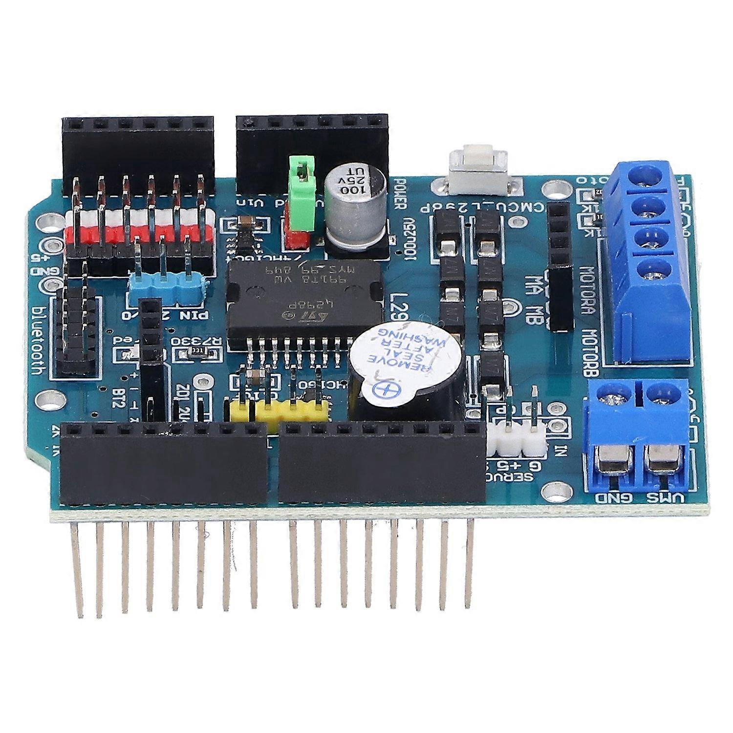 Dc-motor-ansteuermodul-erweiterungsplatine Mit Zwei Hochleistungs-h-brücken, Elektronisches Bauteil L298p