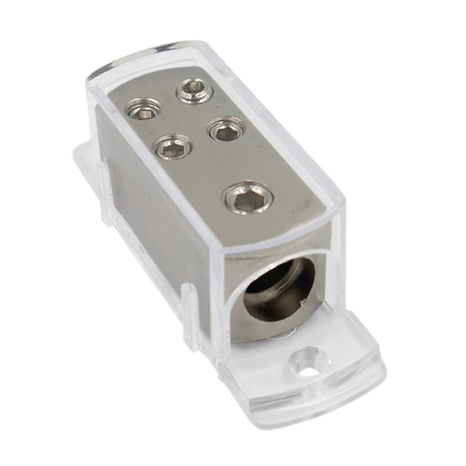 Audio-umrüst-splitterbox Für Das Auto, 4-facher Masseanschluss Für Audioumrüstung, 4ga/8ga-leitungsverteiler