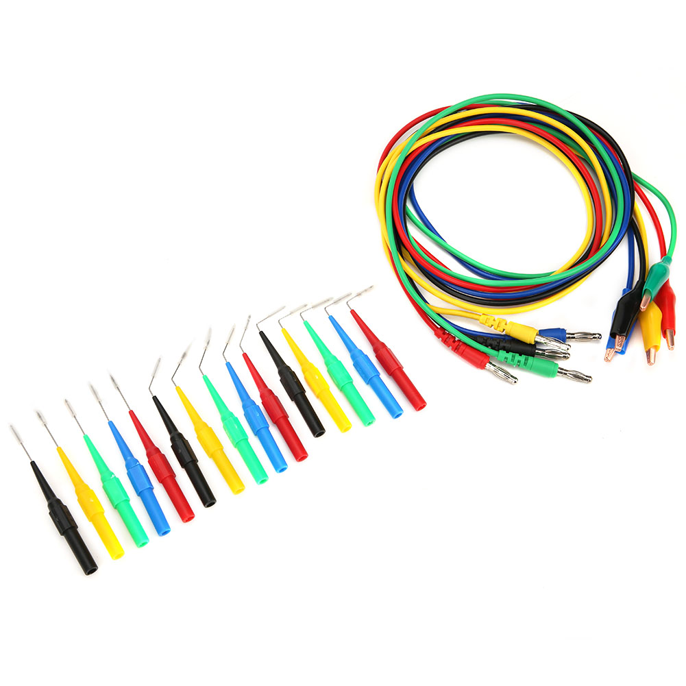 P1920 Klemmen-zu-bananenstecker-prüfleitung Mit Prüfspitzen-set Anschluss An 4-mm-bananenstecker Für Elektrische Prüfungen
