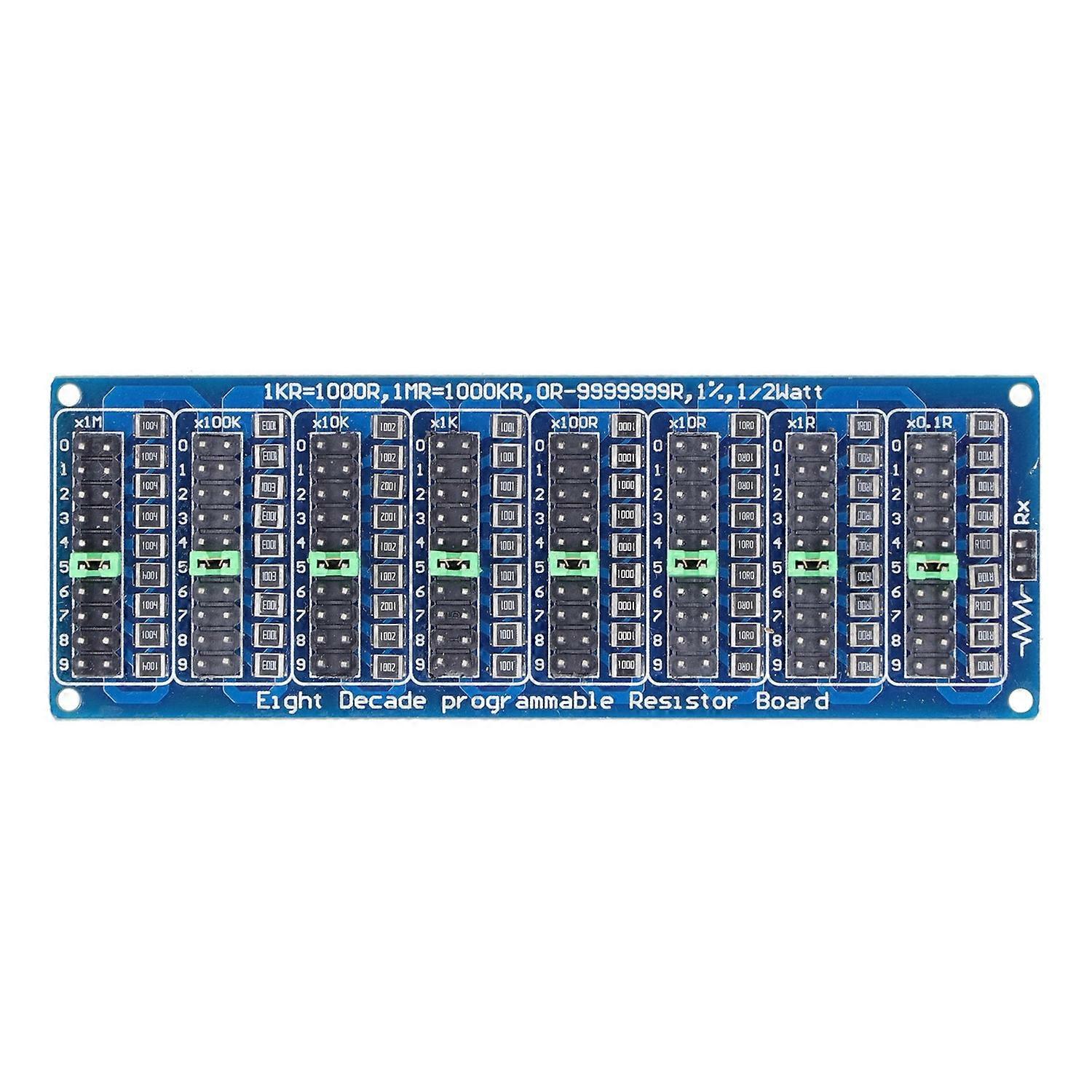 Programmierbare Widerstandsplatine Mit Schraubklemmenblock, 0,1 Ω Bis 9999999 Ω, 8-teilig, Genauigkeit 0,1 Ω, Elektronisch