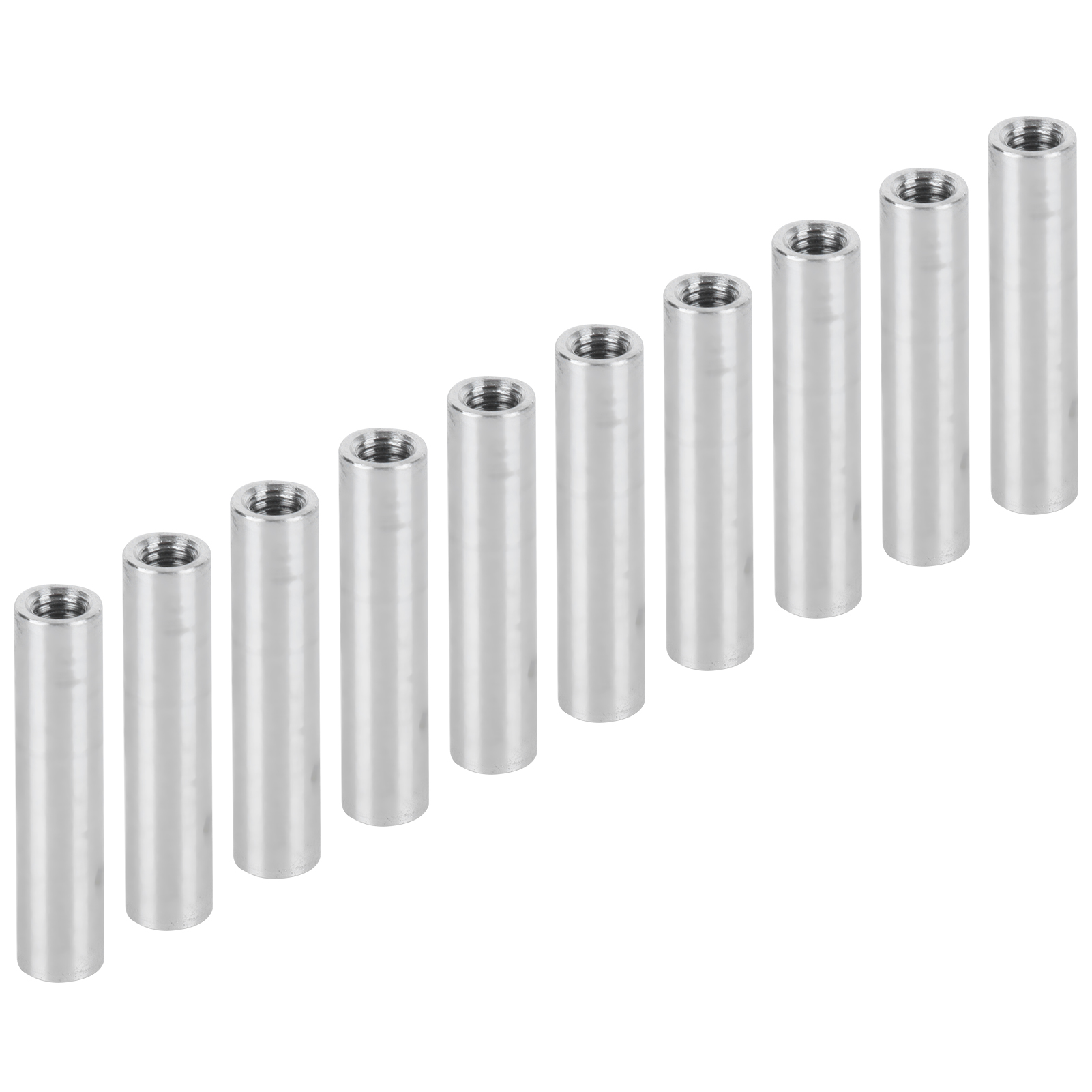 10 Stück Runde Abstandshalter Aus Aluminiumlegierung Mit Innengewinde M4x0,7 Mm, Länge 28 Mm