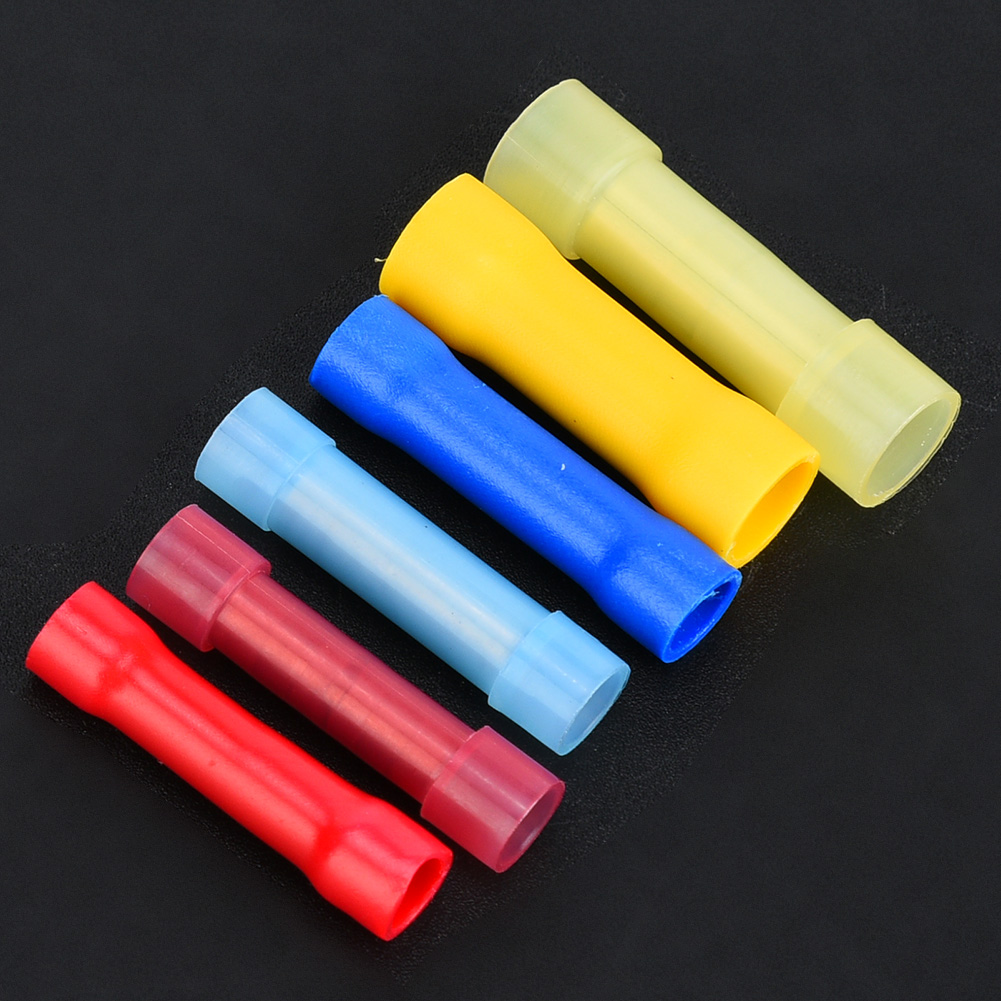 60-teiliges Set Aus Pvc-stoßverbindern Für Elektrische, Isolierte Crimp-anschlüsse Mit Box