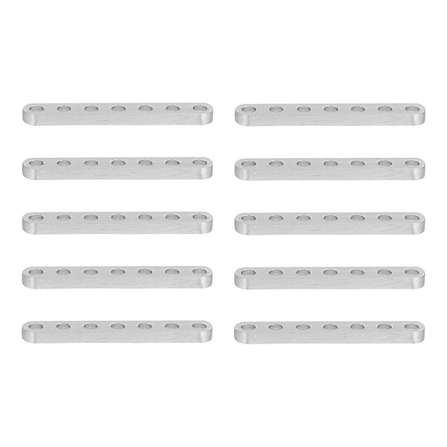 10 Stück Flache, Gerade Befestigungswinkel Aus Aluminium, 4 X 8 Mm, Verbindungswinkel Für Robotertechnik E