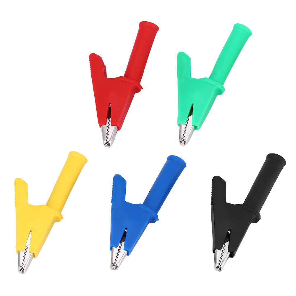 10 Stück Isolierte Krokodilklemmen Auf 4-mm-bananenstecker, Hochspannungstest 1000 V 30 A