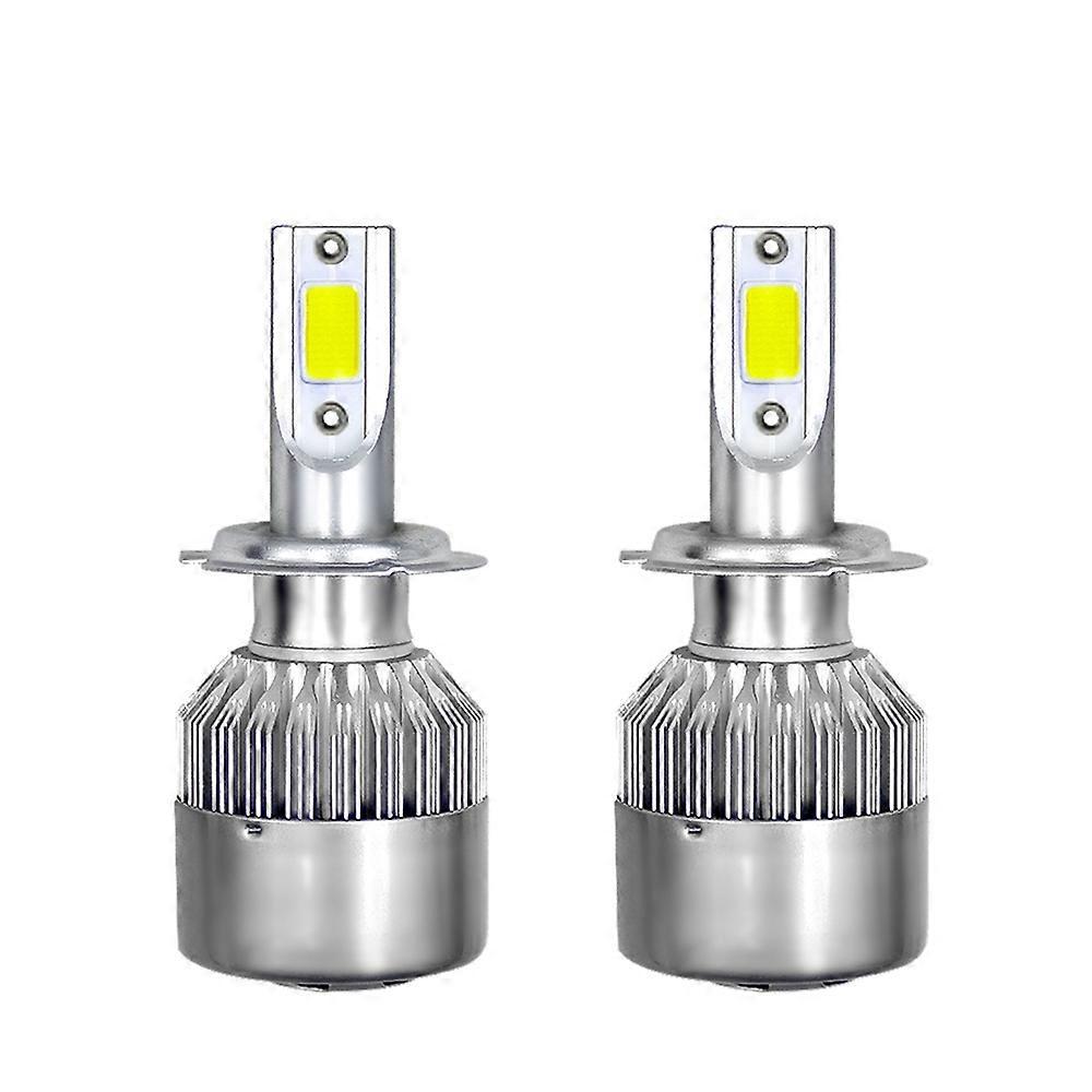 Stück Led-autoscheinwerferlampen, Led-fahrlicht-komplettset H7 36w 6000lm