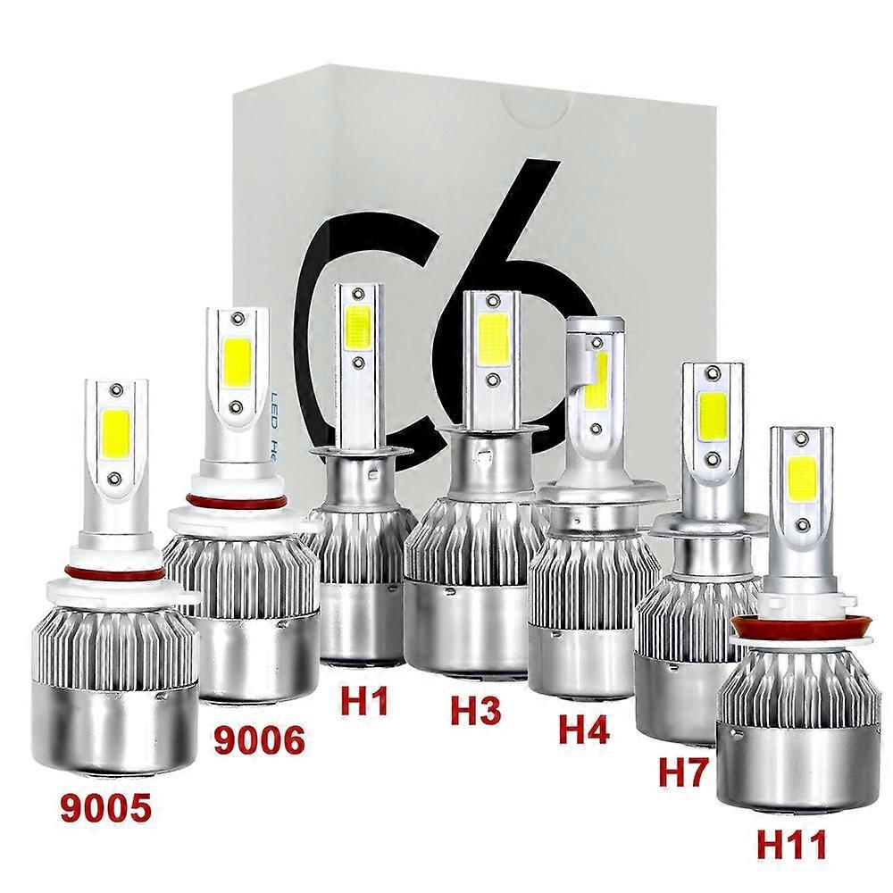 Stück Led-autoscheinwerferlampen, Led-fahrlicht-komplettset 9005, 36 W, 6000 Lm
