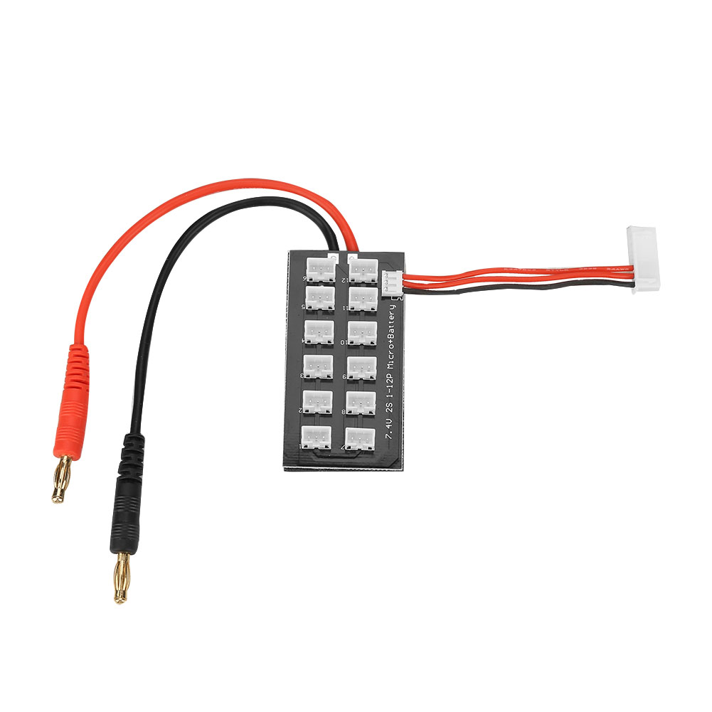 7,4v 2s Lipo-akku-parallel-ladeplatine Mit Balancer-ladeplatine Und Jst-ph-stecker