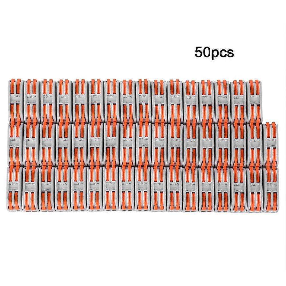 50 Stück Aderendhülsen 11–28 Awg Pct-2-2 V0, Feuerhemmend, Kompakt