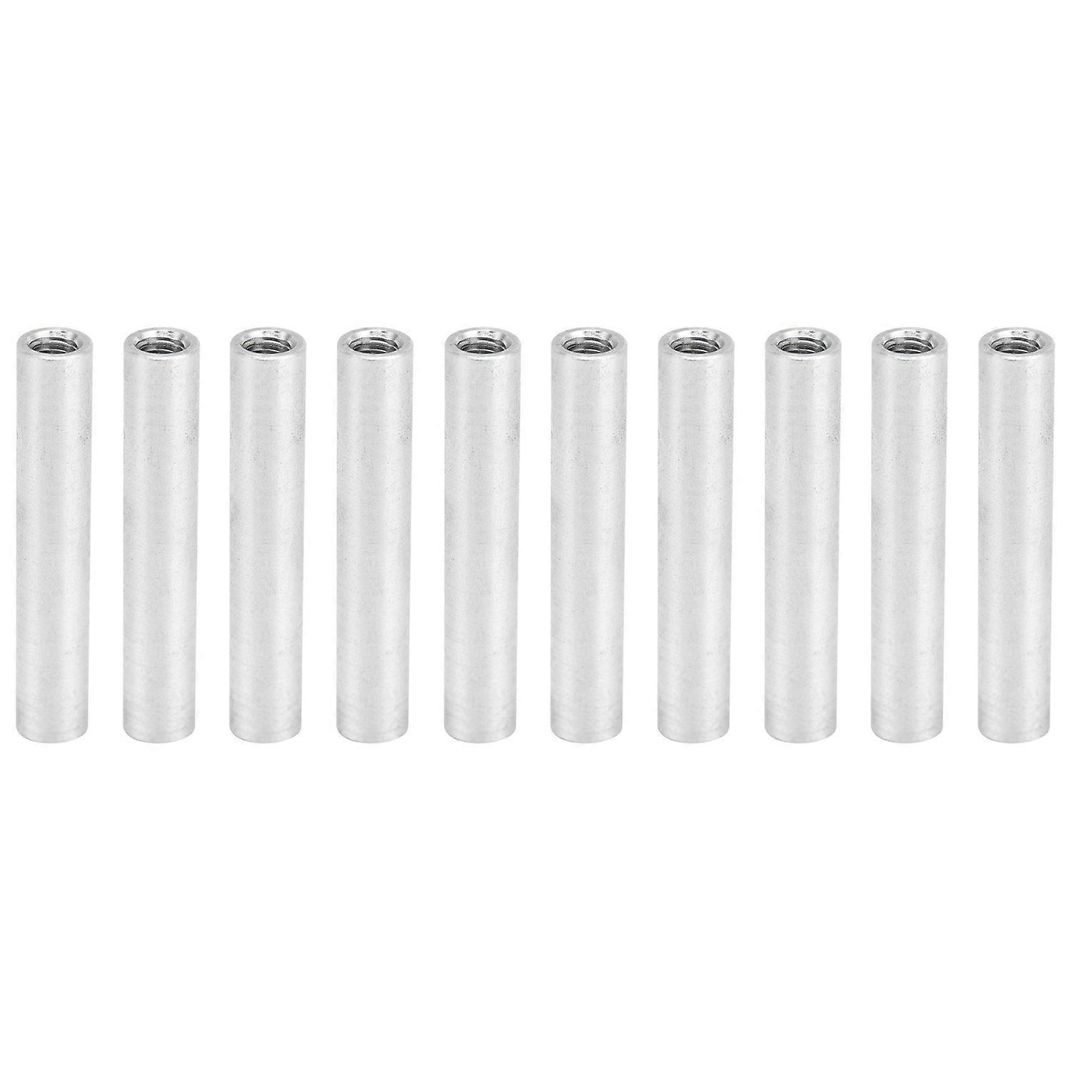 10 Stück Runde Abstandshalter Aus Aluminiumlegierung Mit Innengewinde M4x0,7 Mm, Länge 46 Mm