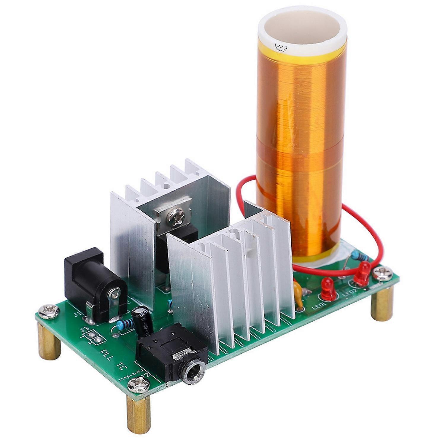 Tesla-spulenmodul-bausatz Für Mini-plasma-lautsprecher (15 W, Dc 15–24 V, 2 A)