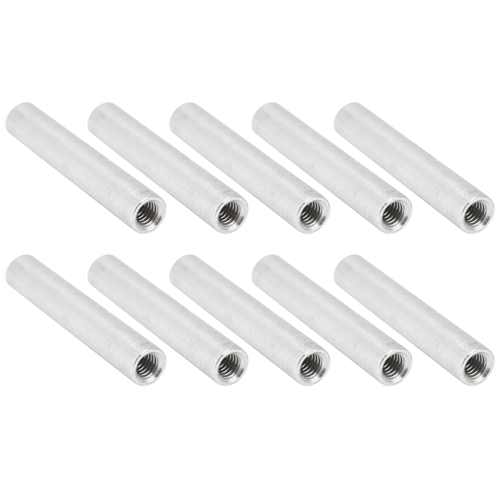 10 Stück Runde Abstandshalter Aus Aluminiumlegierung Mit Innengewinde M4x0,7 Mm, Länge 36 Mm