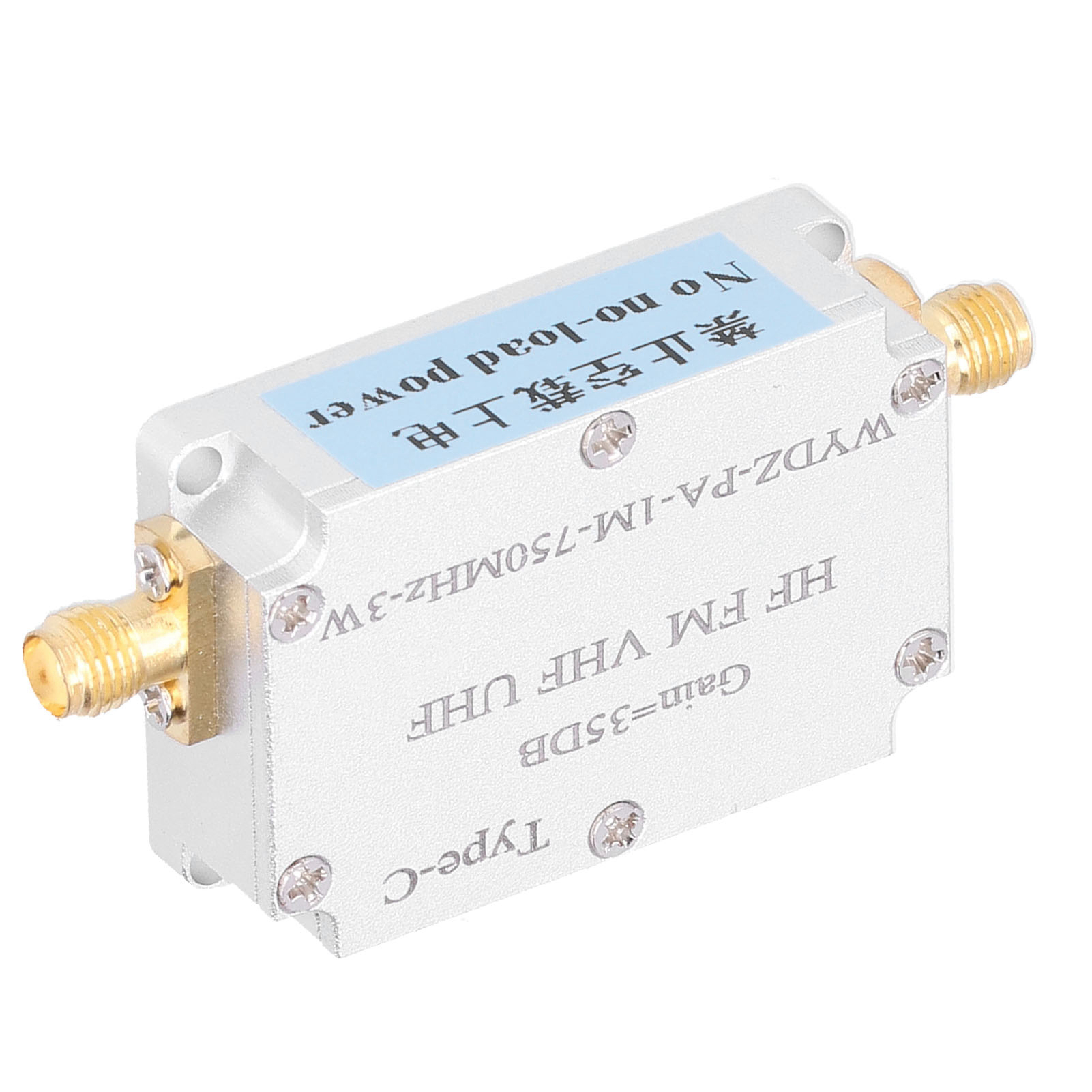 Hf Fm Vhf Uhf Sender Aluminiumlegierung Korrosionsbeständig Antioxidativ Breitband-hf-leistungsverstärker Für Funkanwendungen