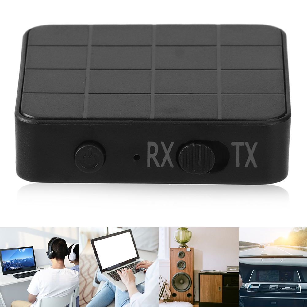Bluetooth 5.0 2-in-1 Audio-empfänger-sender Musik-stereo-adapter Für Auto, Tv Und Pc