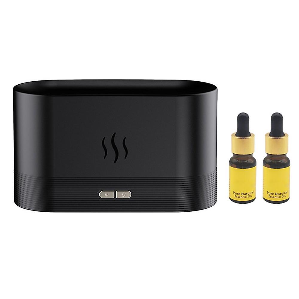 Aromadiffusor Mit Simulierter Flamme, Großer Nebel, Usb-luftbefeuchter, Atmosphärenlampe Für Zuhause Und Büro