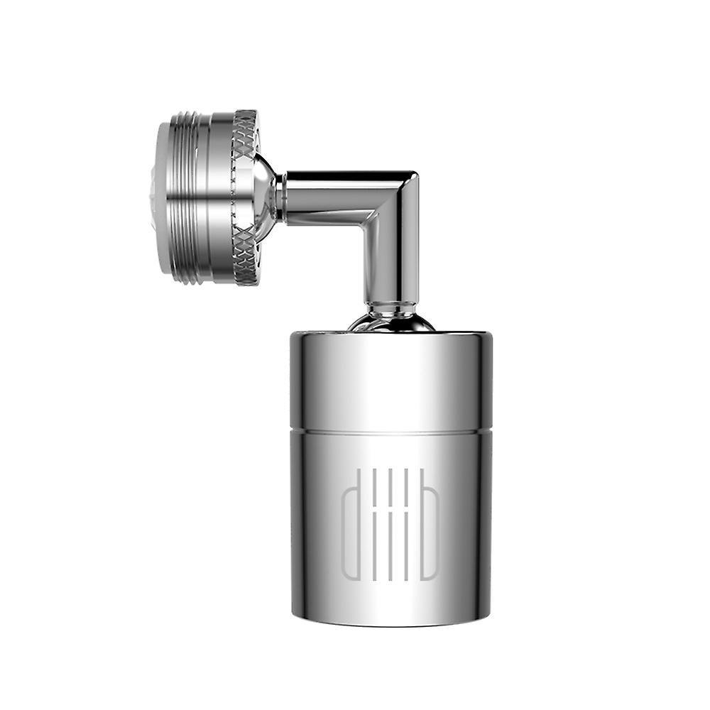Diiib Wasserhahn-luftsprudler 360°/720° Schwenkbarer Spülbecken-luftsprudler Mit Doppelbrause-brausekopf-aufsatz
