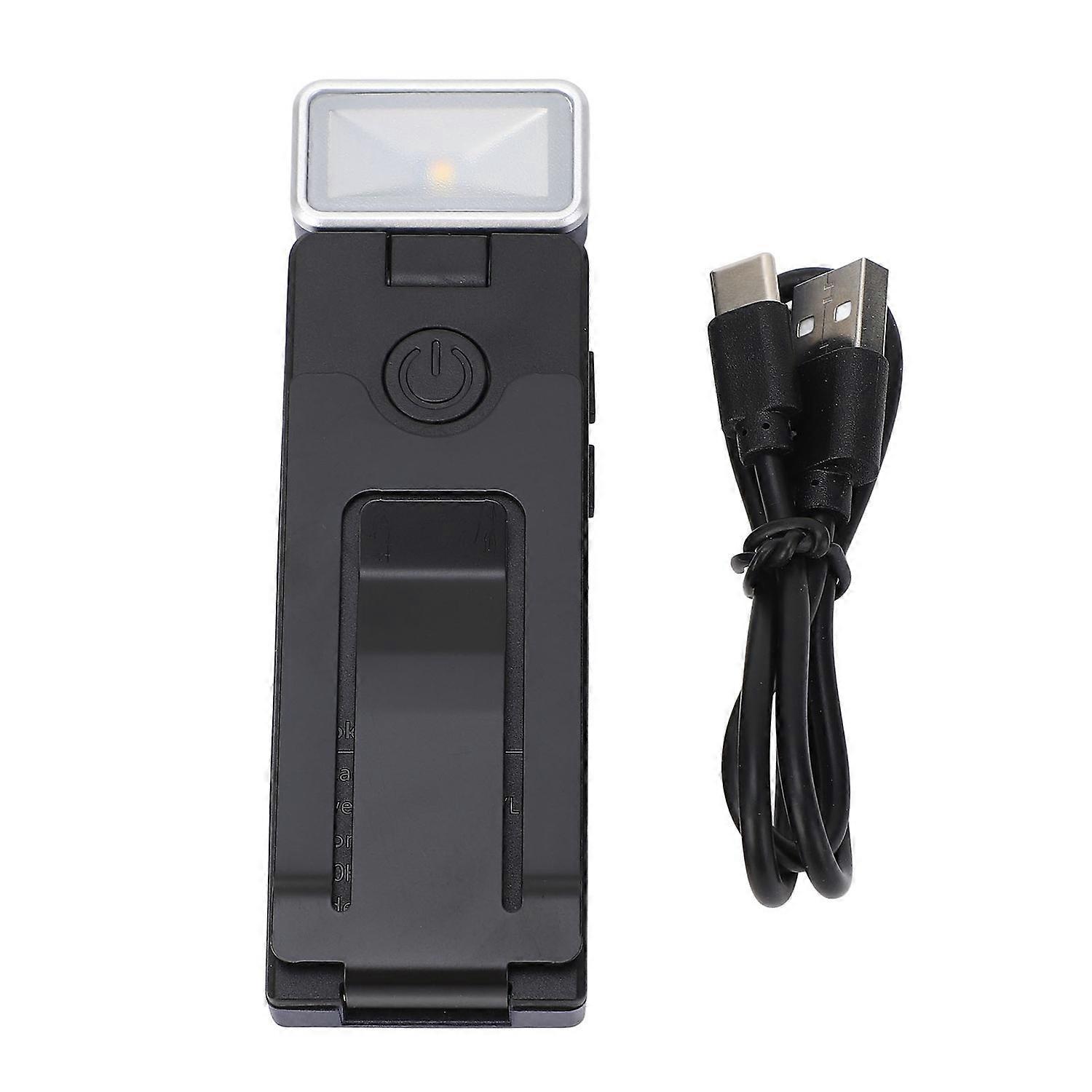 Leselampe, Usb-faltbar, Wiederaufladbar, Tragbar, Mit Clip Für Lesezeichen, Für Zuhause