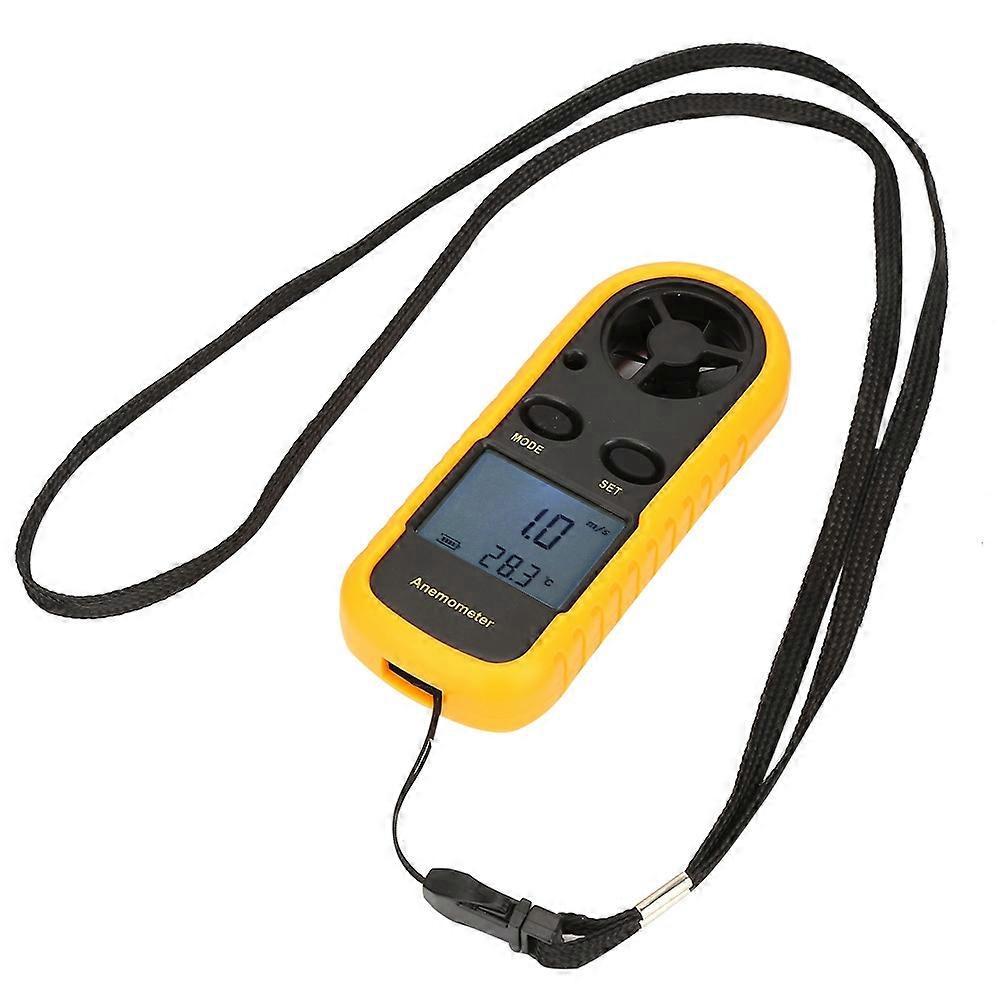 Gm816 Mini-handanemometer Mit Lcd-display, Digitalem Windgeschwindigkeitsmesser