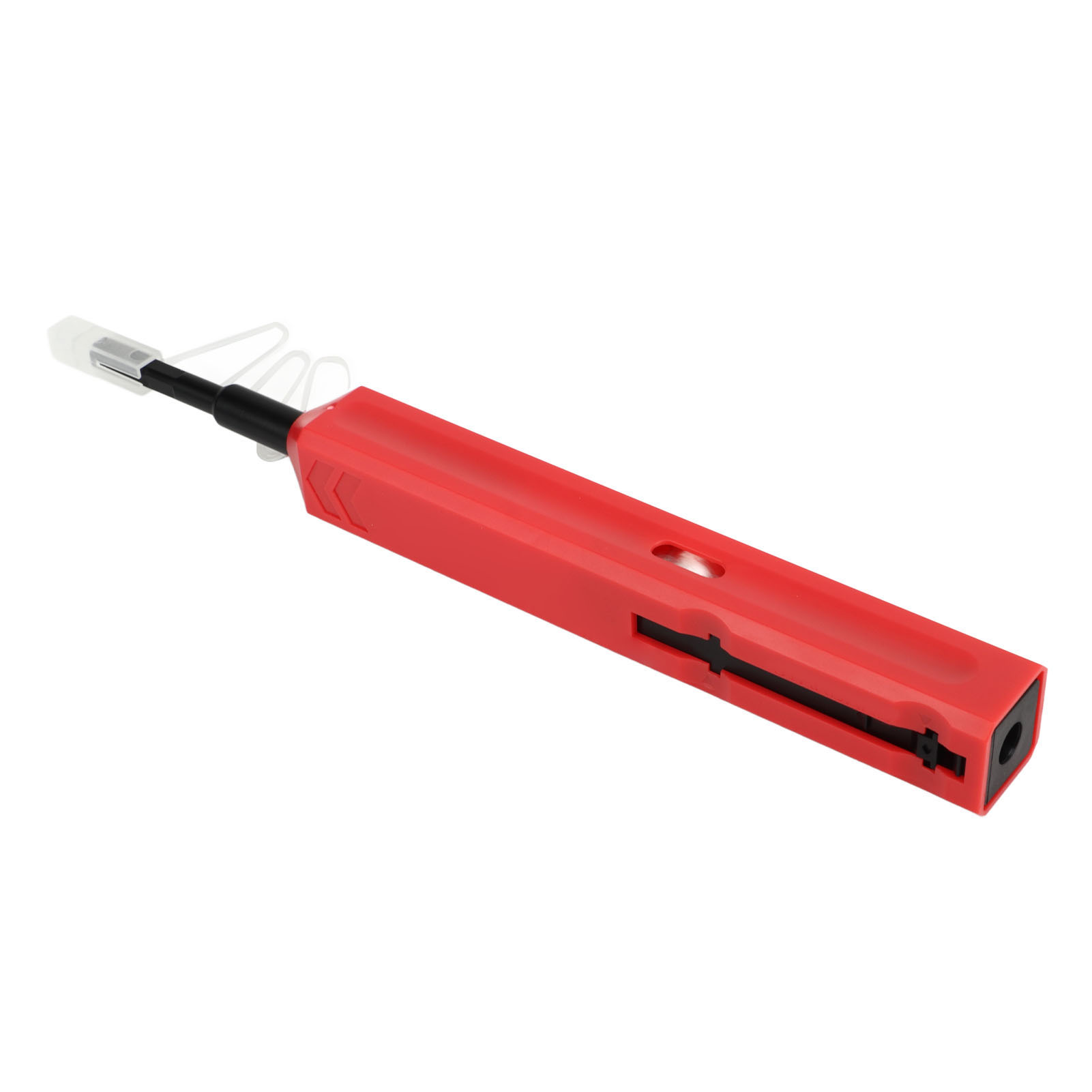 Roter Lc Mu Glasfaser-reinigungsstift – 1-klick-reinigung Für Glasfaserspitzenstecker (1,25 Mm)