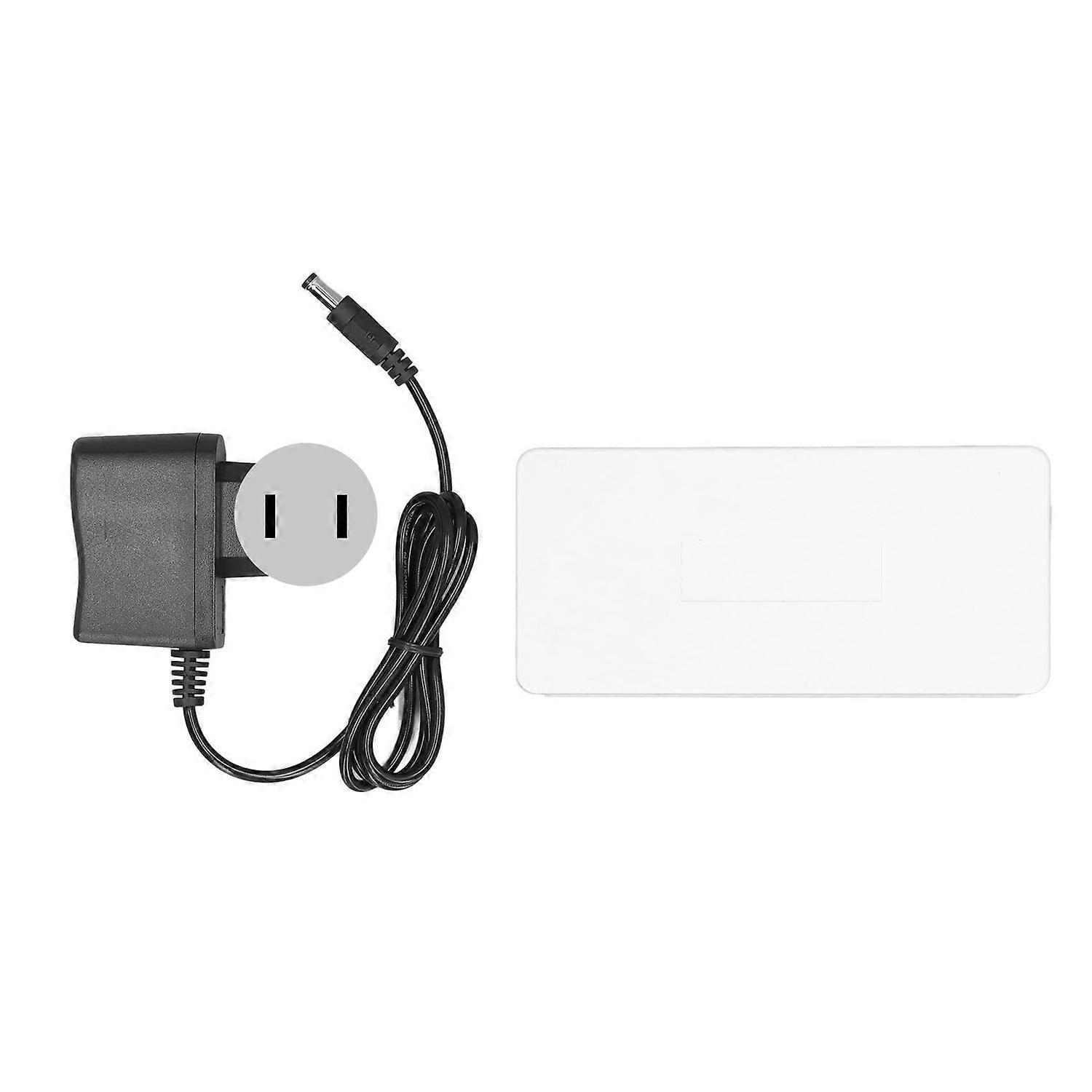 Gigabit-switch Mit 8 Rj45-ports, Abs-ethernet-splitter Für Datenübertragung, 100–240 V, Us-stecker