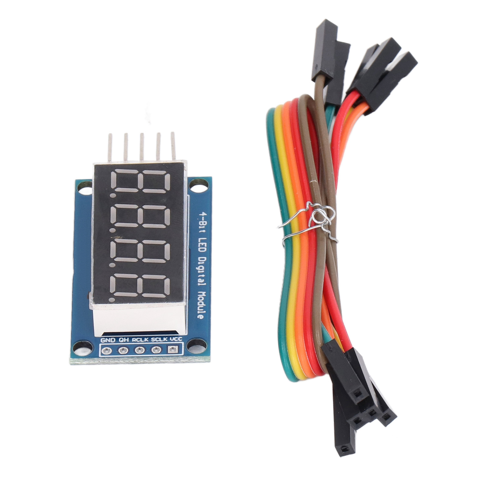 4-stelliges Digitales Röhrenmodul 74hc595, Treiber, Einstellbares Led-anzeigemodul Mit Jumper 3,3 V–5 V