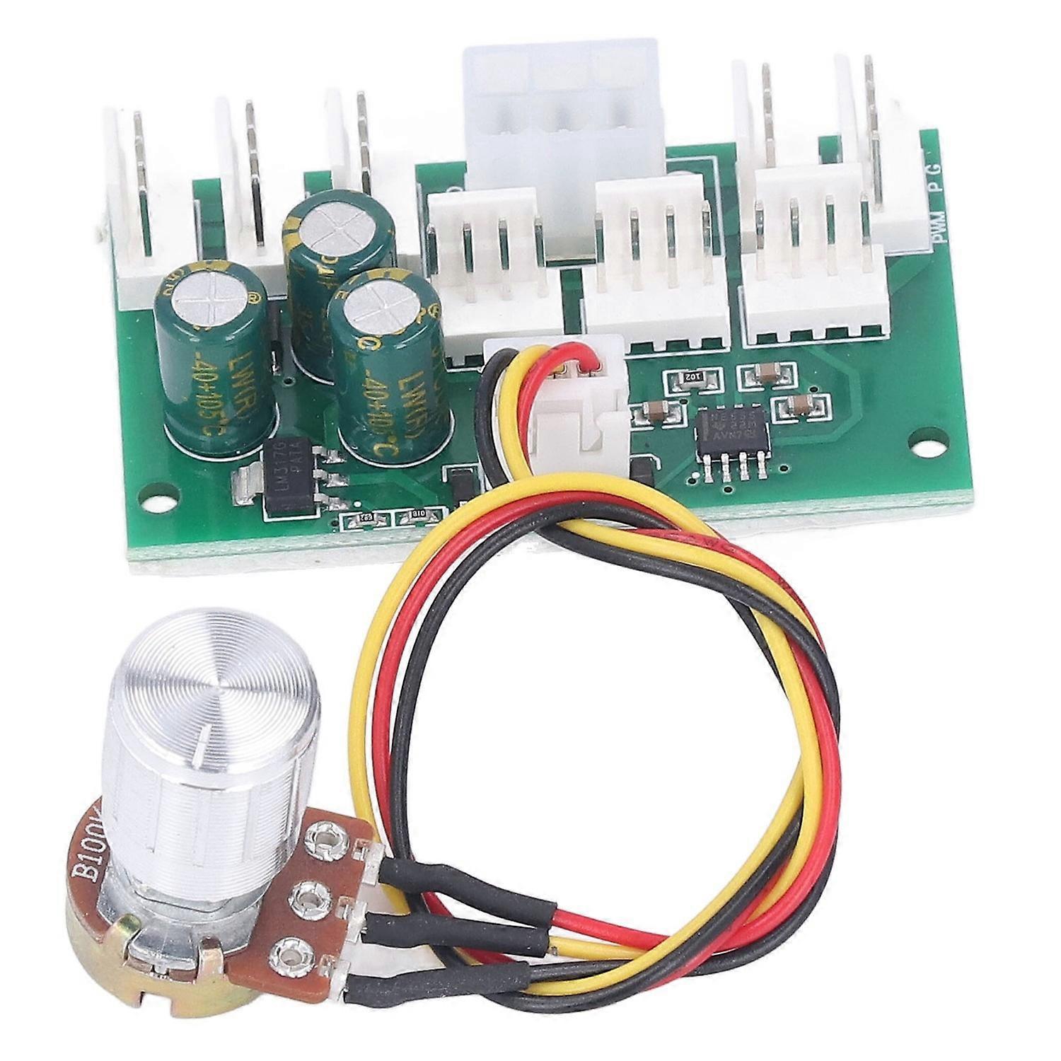 Lüfterverteiler Für Pc-gehäuse Mit Pwm-steuerung, 8-fach Splitter, Drehzahlregelung, 4-poliger Adapter, 12 V