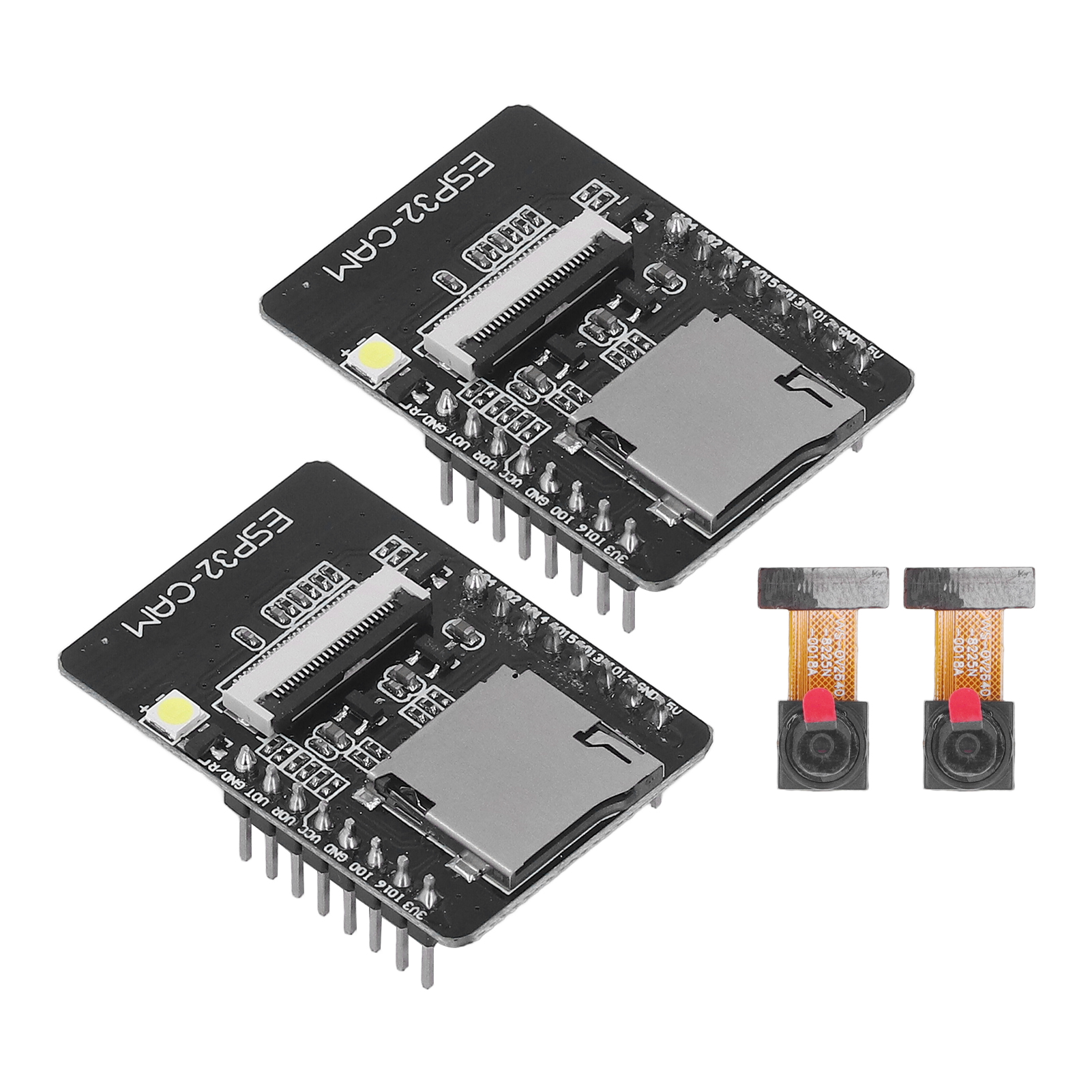 2 Stück Esp32 Cam-entwicklungsmodul Wifi Bluetooth 2-in-1 Kameraplatine Elektronisches Bauteil