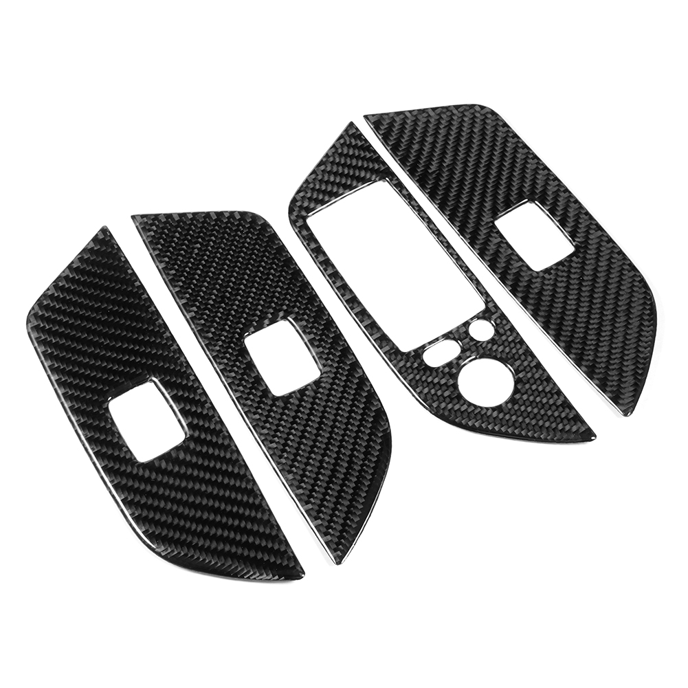 4-teiliges Zierleisten-set Für Fensterheber In Carbonfaser-optik, Passend Für X1/e84 (2011–2015)