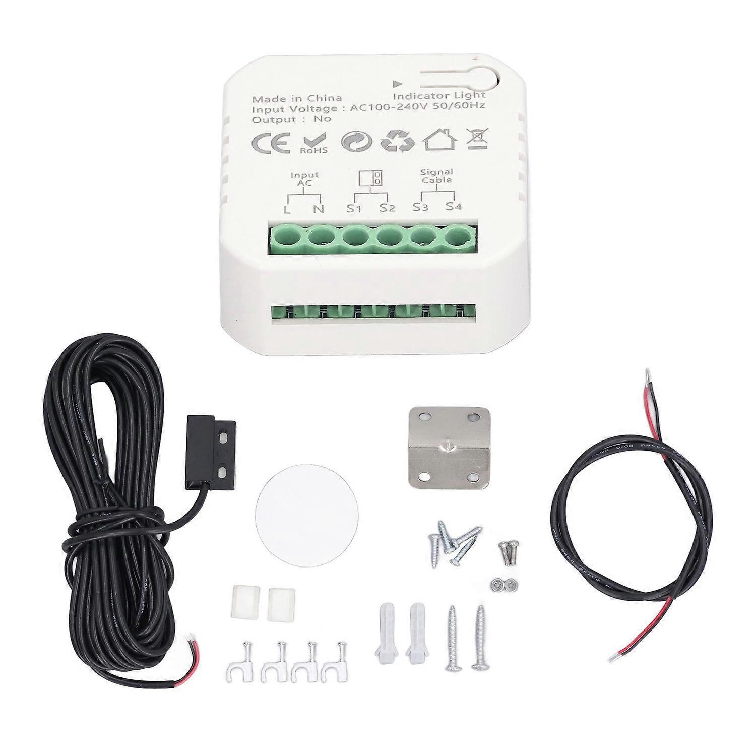 Intelligenter Garagentoröffner Mit Fernbedienung, Sprachüberwachung Und Wlan-steuerung (100–240 V)