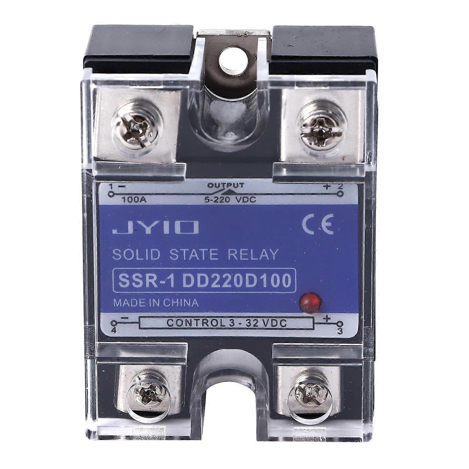 Einphasen-halbleiterrelais, Eingang 3 Bis 32 V Dc, Last 5 Bis 220 V Dc, Halbleiterrelaismodul, 100 A