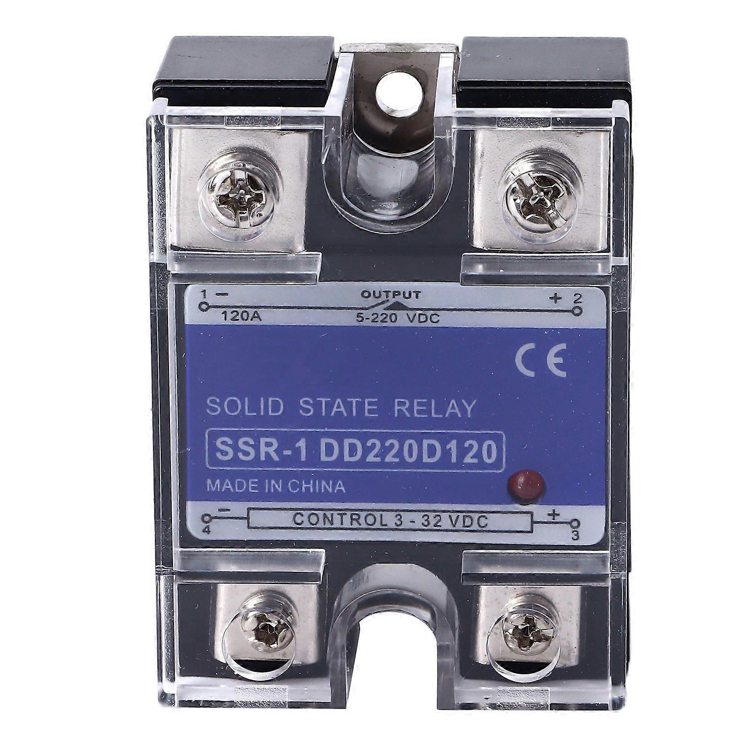 Einphasen-halbleiterrelais, Eingang 3 Bis 32 V Dc, Last 5 Bis 220 V Dc, Halbleiterrelaismodul, 120 A