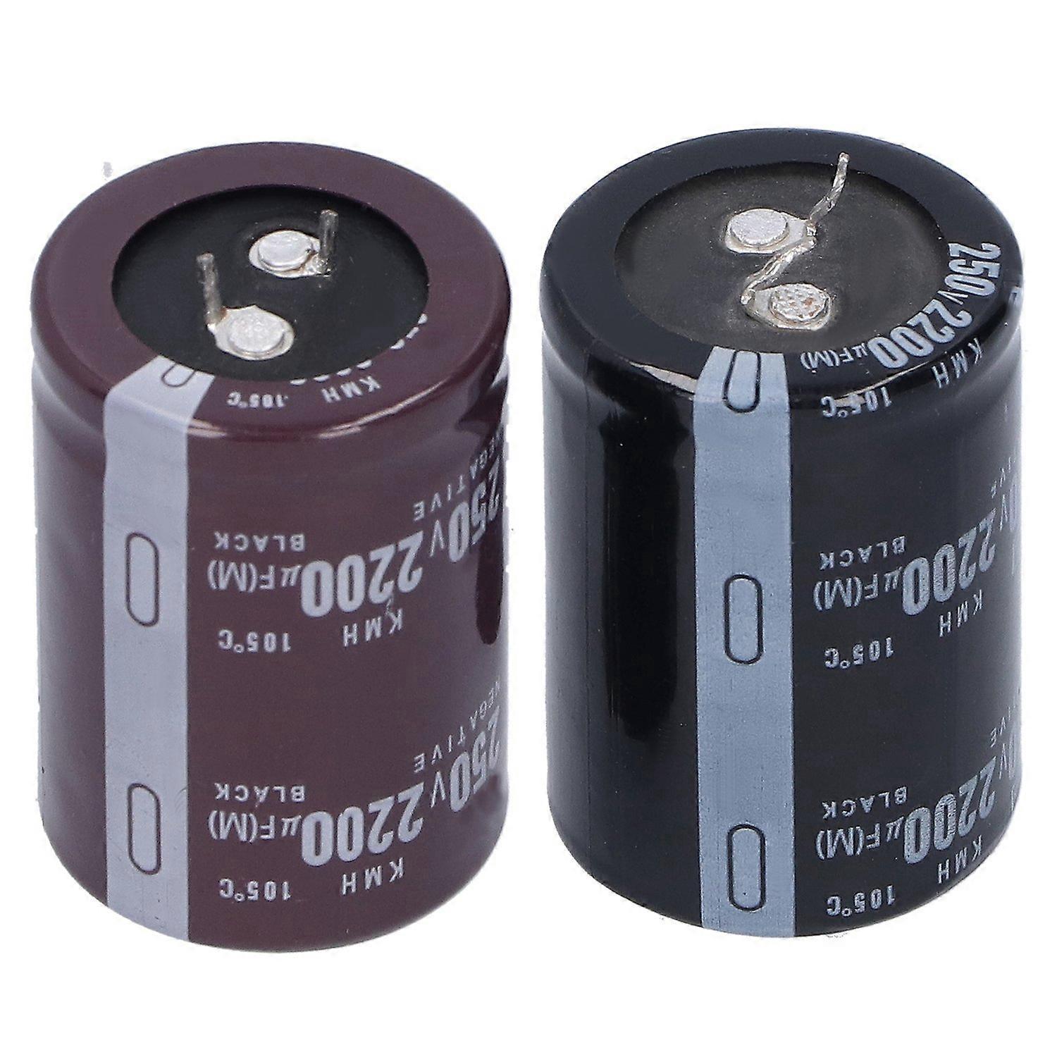 Stück Elektrolytkondensatoren, Aluminium, Zylindrisch, 250 V, 2200 Μf, 105 °c, 35 X 50 Mm