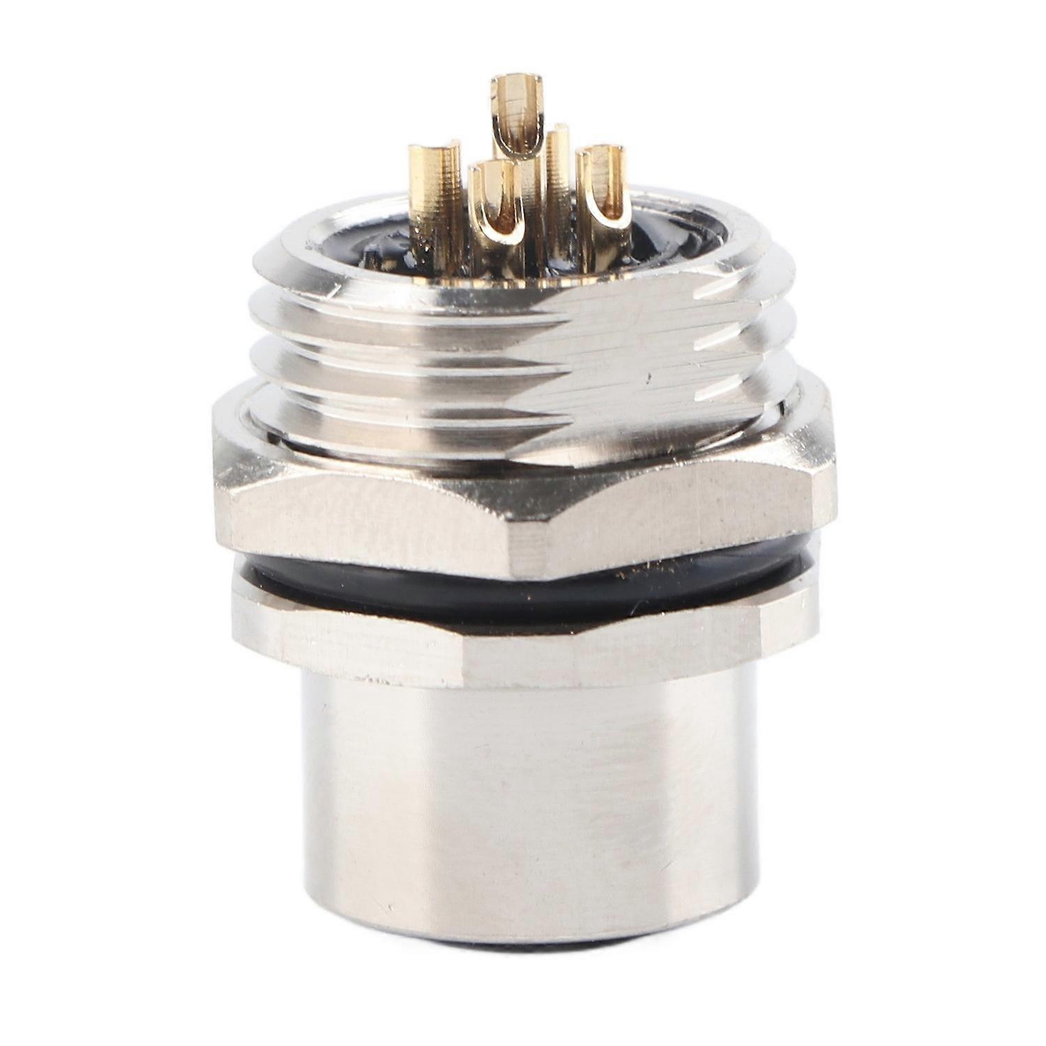 M12-b-s5 Einbaubuchse, M12 Ip67 Wasserdichter Stecker, 5-poliger Steckeradapter