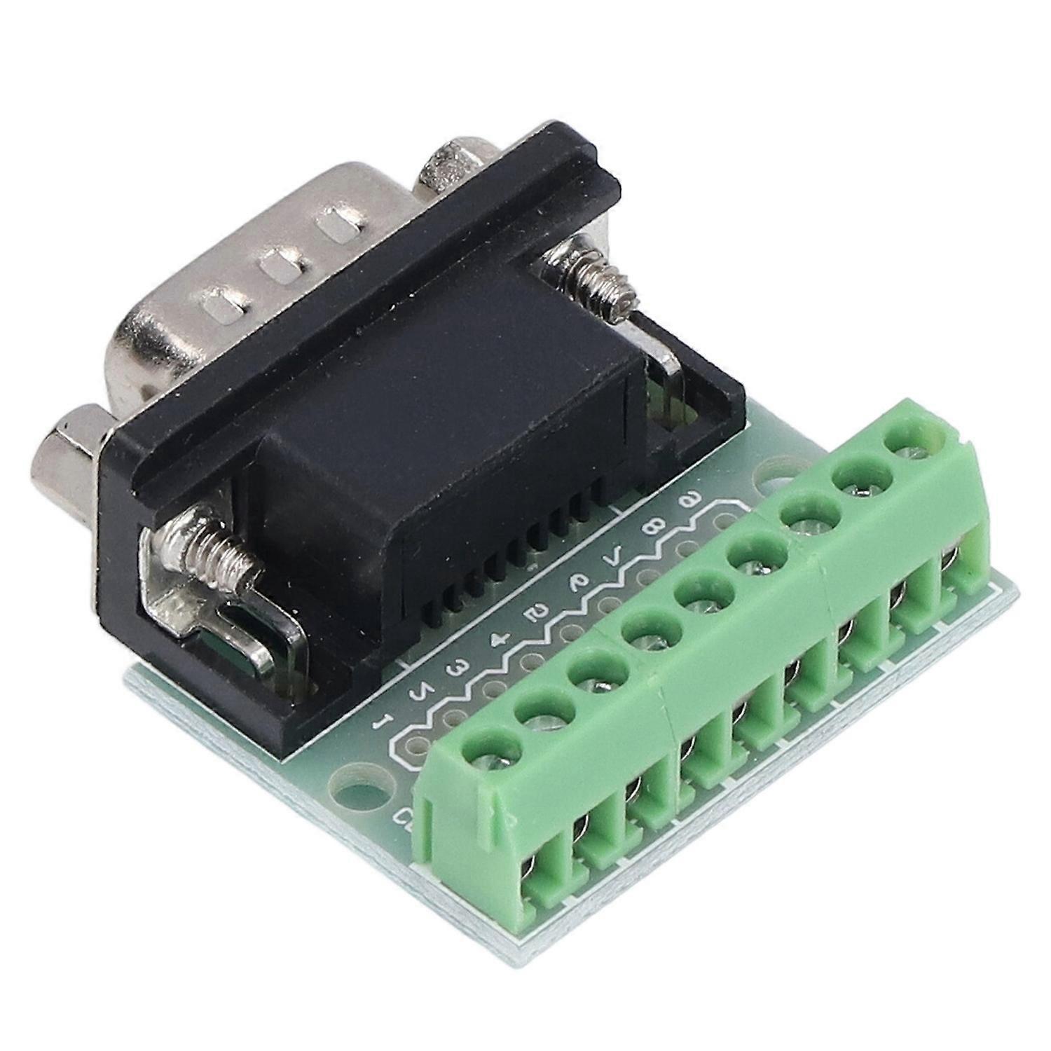 Anschlussblock Db9 Stecker Auf 9-poligen Schraubanschluss Breakout-board Für Rs232 Rs485