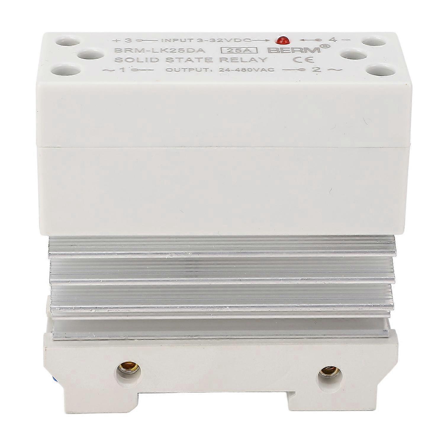 Dc/ac 25a Einphasen-ssr-modul, Hochempfindliches, Rauscharmes Halbleiterrelais Mit Kühlkörpereingang