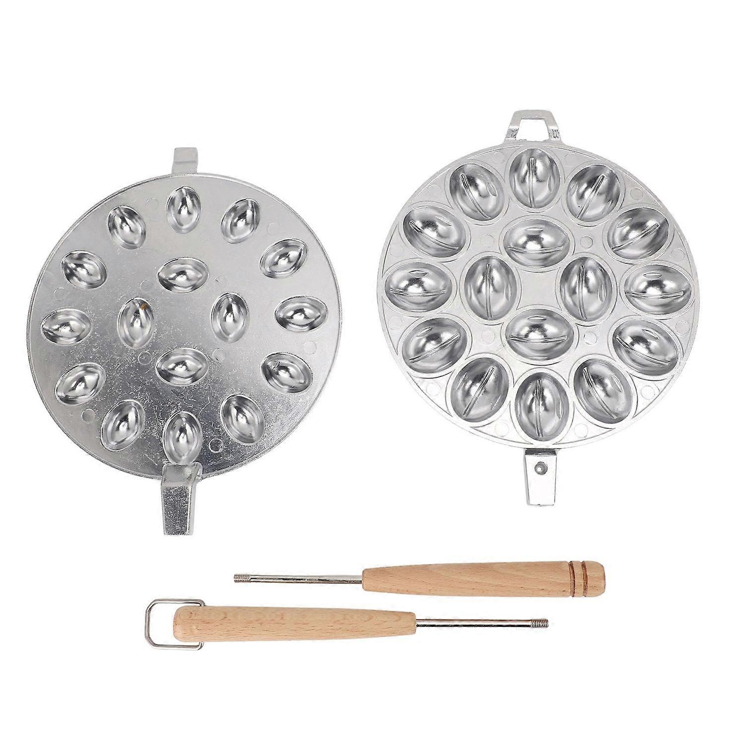 Keksform Mit 16 Mulden, Antihaftbeschichtet, Oval, Für Die Heimische Bäckerei, Stil 2