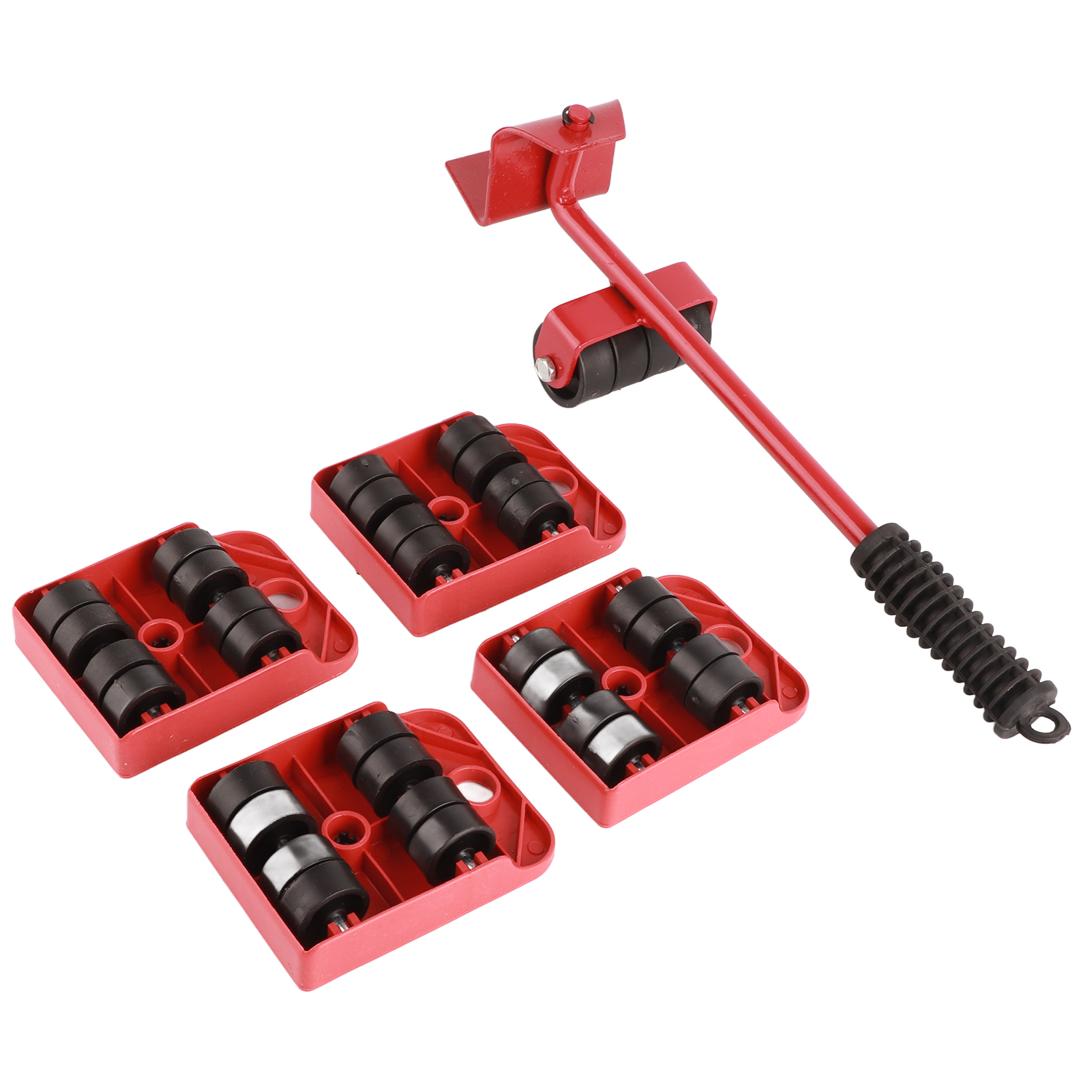 5-teiliges Set Möbelheber, Universal-rollenwagen Mit 200 Kg Tragkraft Für Sofa, Tisch Und Schrank