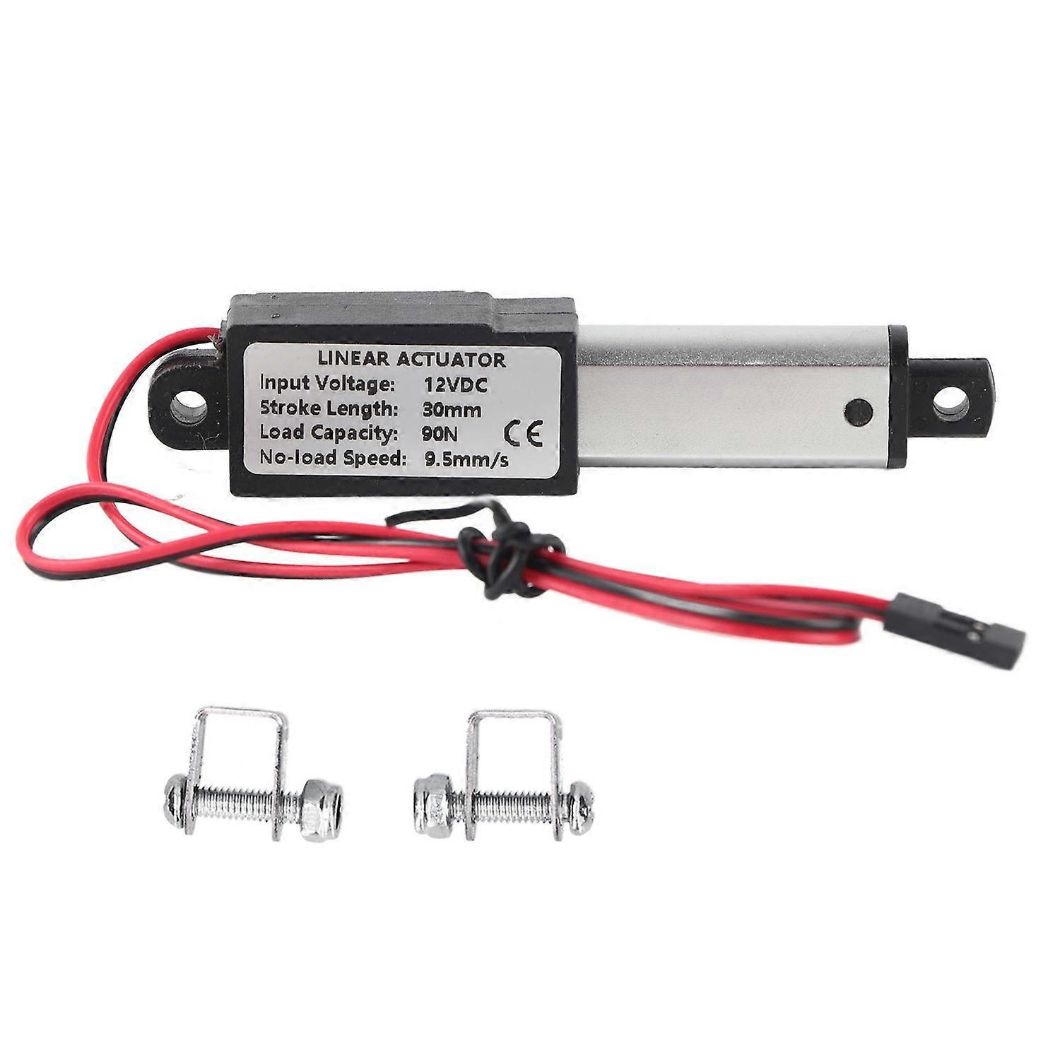 Mini-linearantrieb, Wasserdicht, Mikro-kleinbewegung, Dc12v, 30 Mm Hub Für Roboter-diy, Kraft 90n