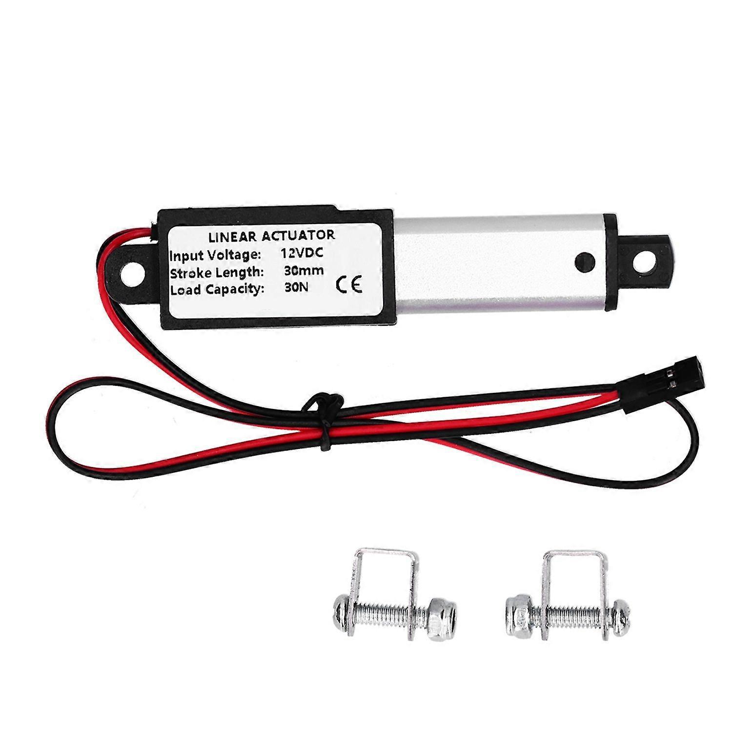 Mini-linearantrieb, Wasserdicht, Mikro-kleinbewegung, Dc12v, 30 Mm Hub Für Roboter, Diy-kraft 30n