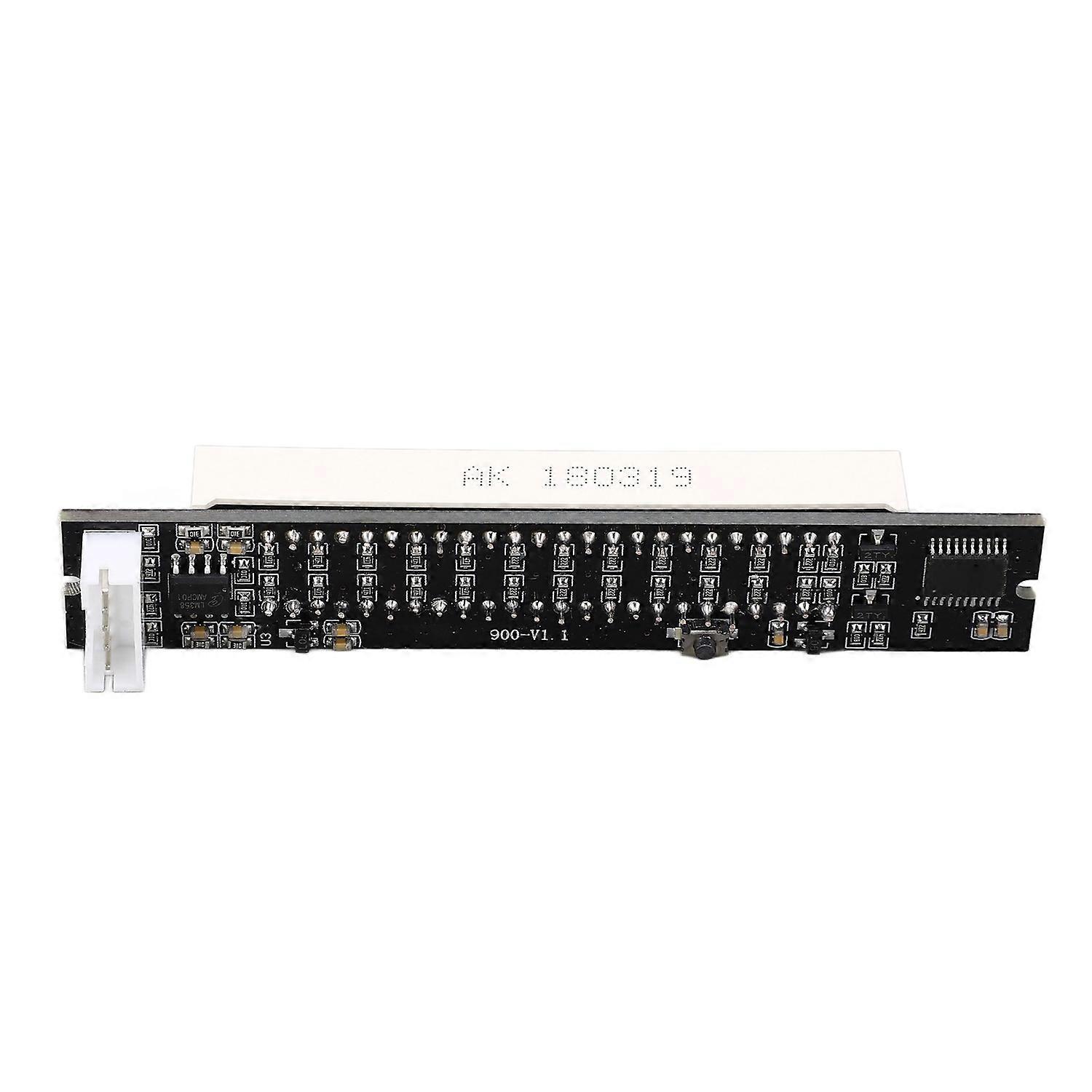 Led-musik-audiospektrum-modul 12 Bit Dual Track 7 Grün 2 Orange 3 Rot Musikpegelanzeige Dc7‐1