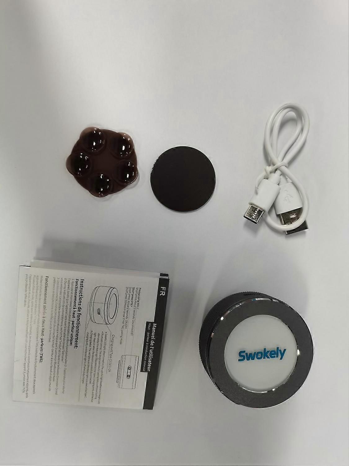 Swokely Knochenleitungslautsprecher, Tragbar Und Kompakt, Mini-soundbox Mit Stereo-bassklang