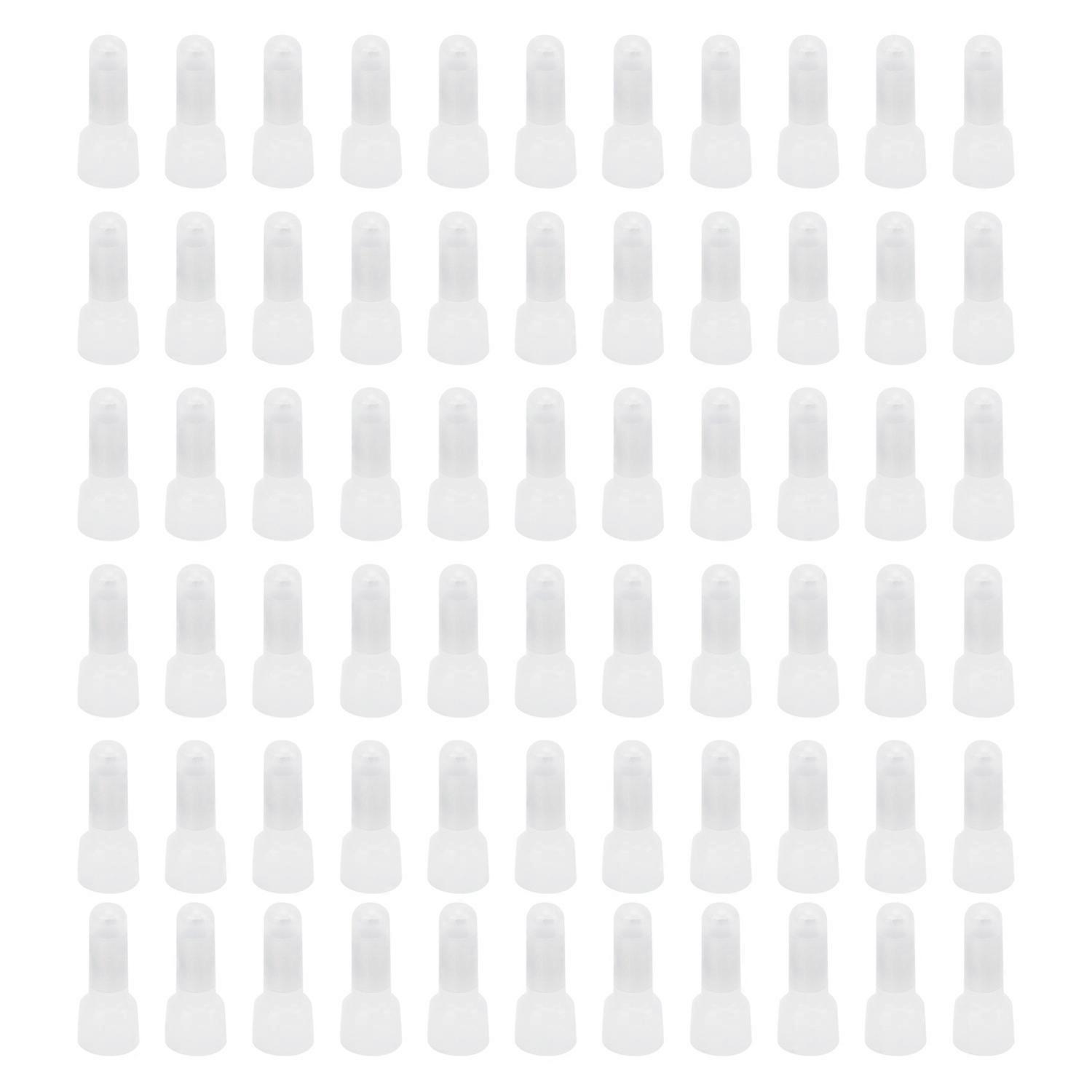 1000 Stück Geschlossene Kabelendklemmen Aus Transparentem Nylon, Crimp-kappen, Ce5-konform