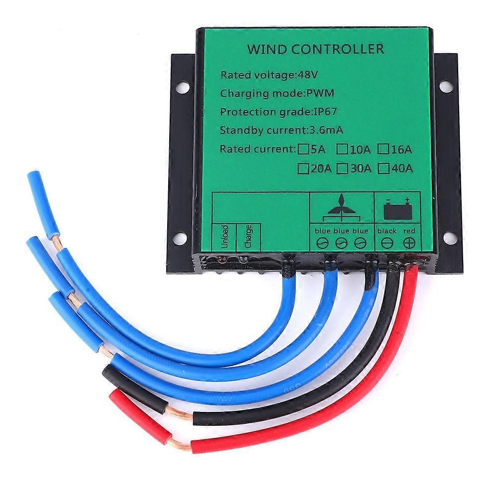 Wasserdichter Windgenerator-controller Pwm Aus Aluminiumlegierung Mit Leuchtdiode, 48 V, 600 W, 15 A