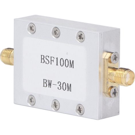 Bandsperrfilter 88–108 Mhz, Anti-fm-interferenz, Cnc-gefrästes Aluminiumgehäuse, Passiver Kerbfilter