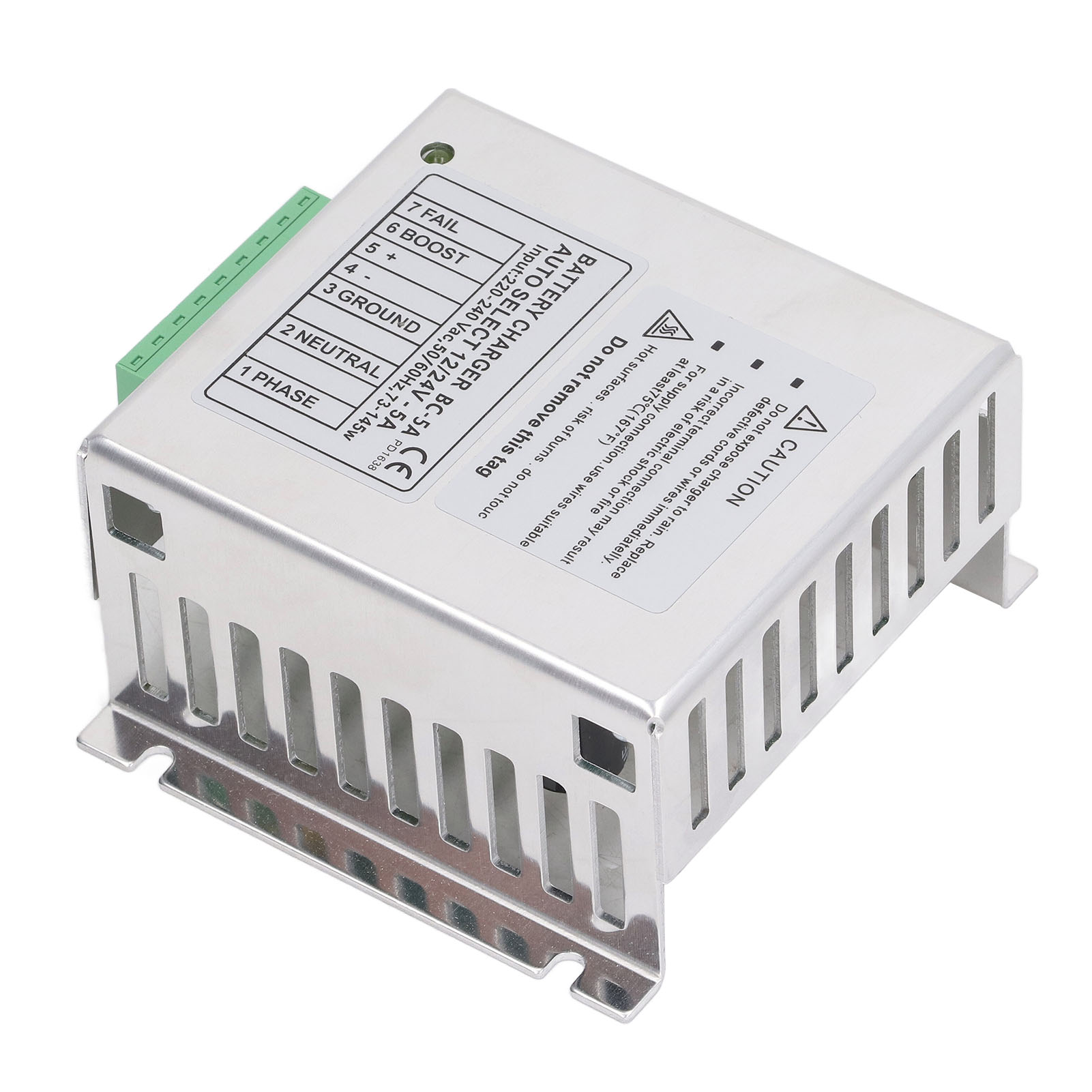 12v/24v Generator-batterieladegerät Mit 2-stufigem Laderegler Und Automatischer Batterieregelung, 220–240 V Ac