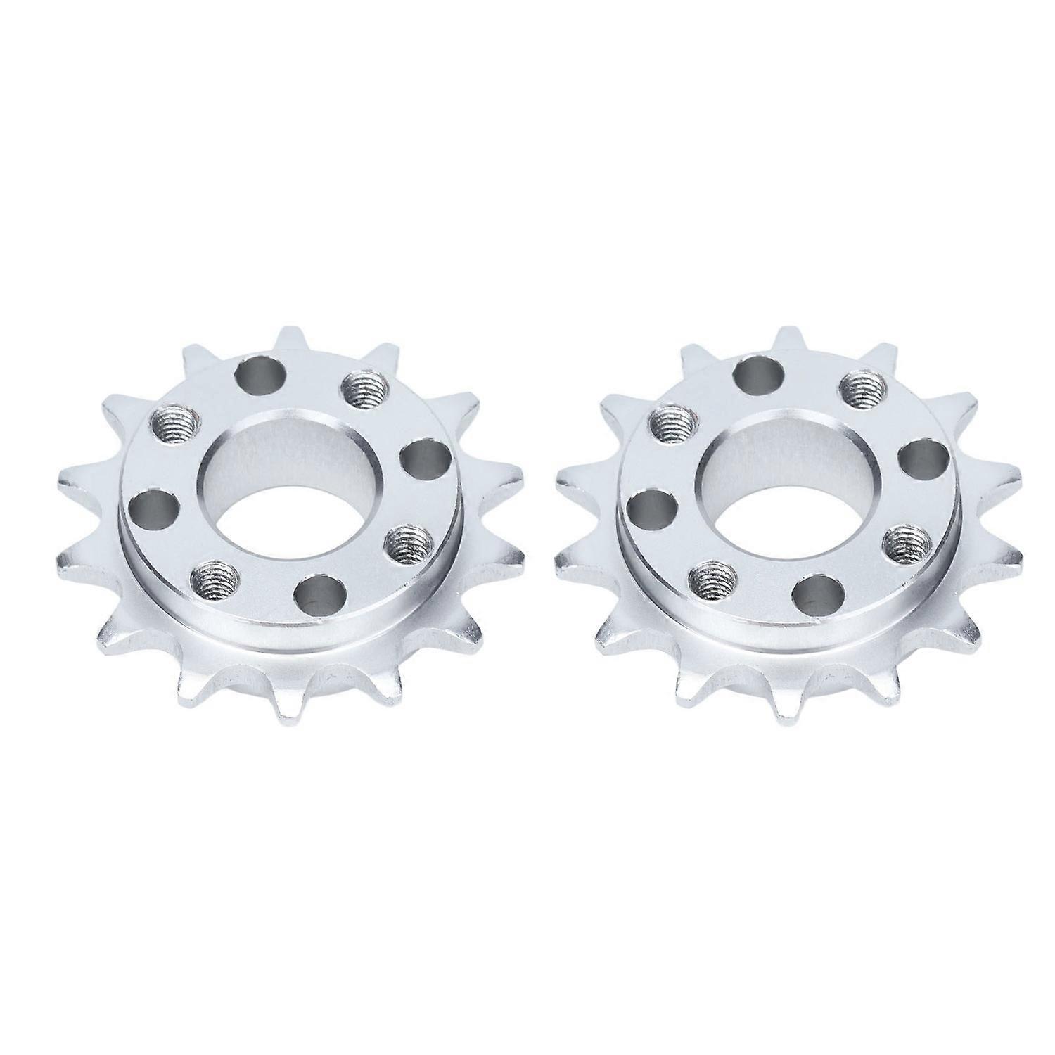 2 Stück Kettenräder Aus Eloxiertem Aluminium Für Roboter Und Maschinen, 8 Mm, 14 Zähne