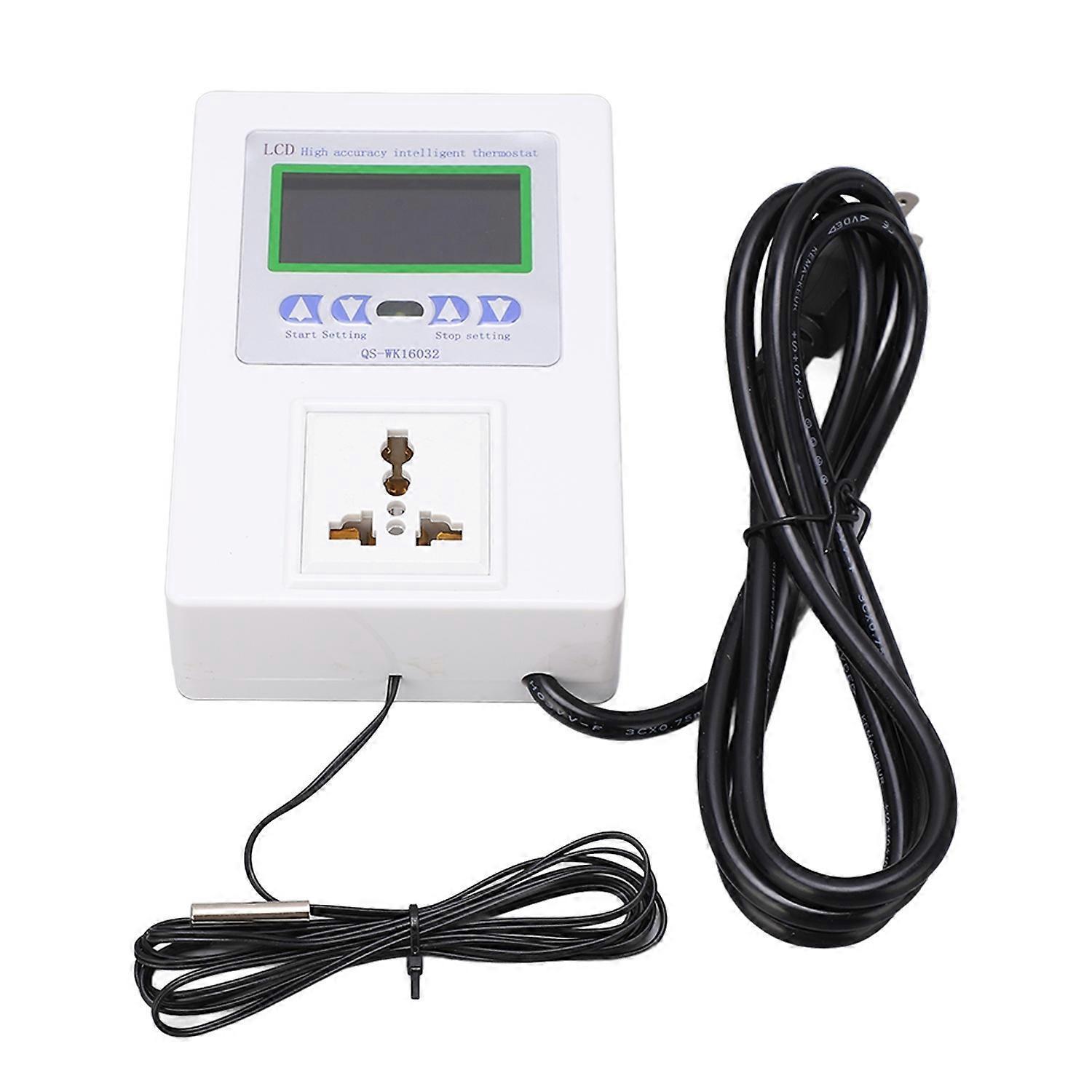 Automatischer, Intelligenter Temperaturregler Mit Großem Led-display Und Digitaler Anzeige, 110–240 V, Us-standard
