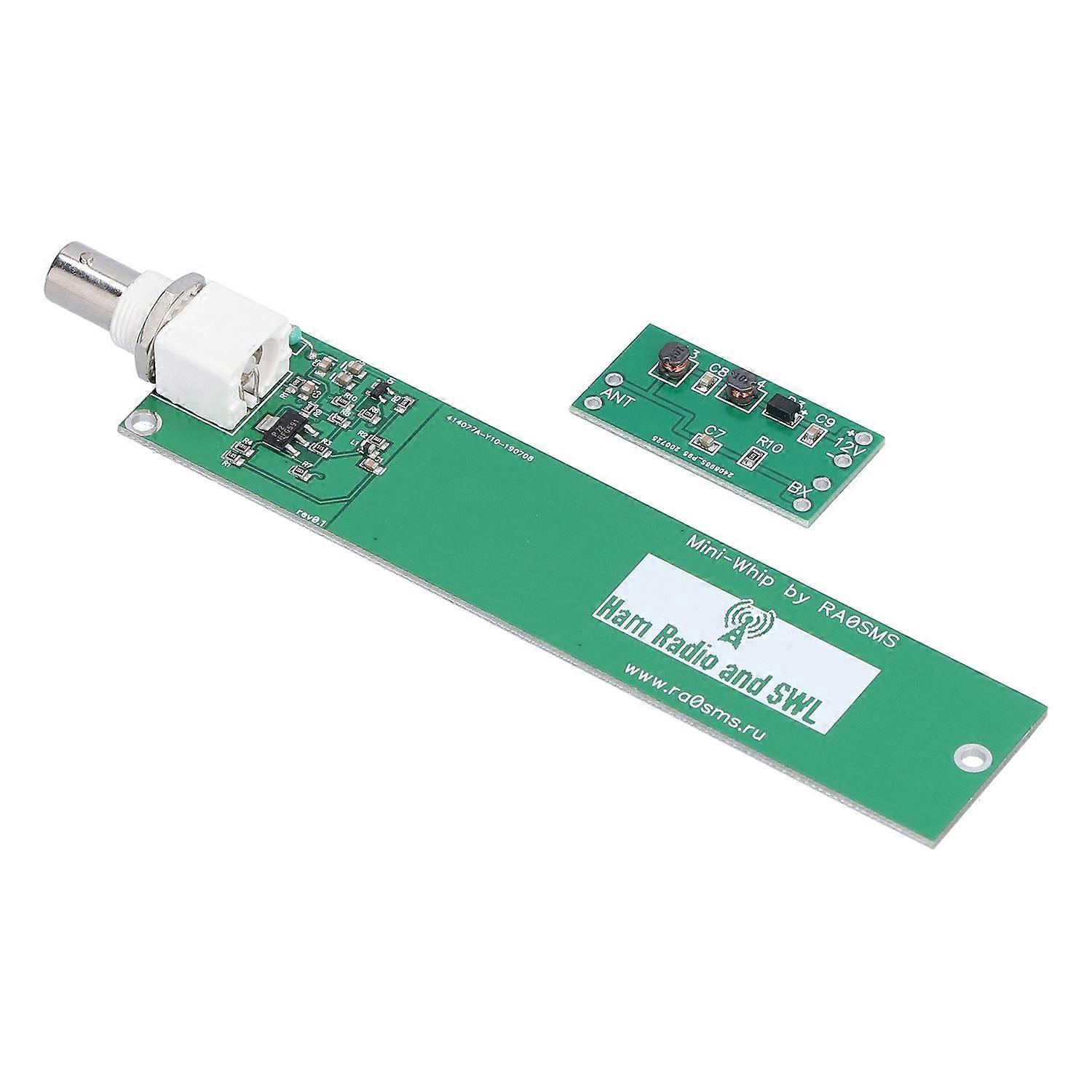 2 Stück Aktive Antennenmodule, Mini-peitschenantennenplatinen, 10 Khz–30 Mhz, Elektrisches Komponentenset