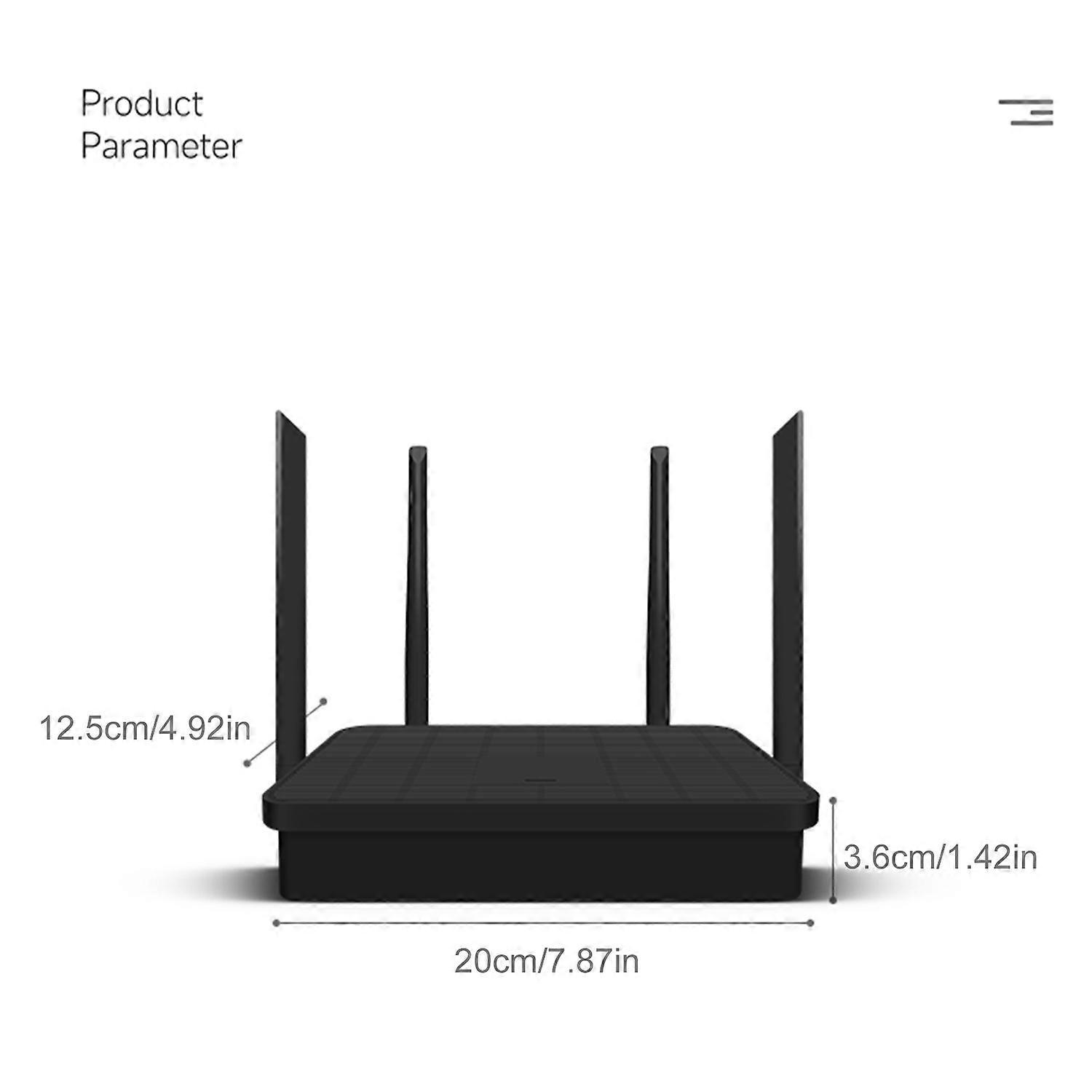 Hochleistungs-internetrouter Mit 1200m Dualband-wlan, Gigabit-ethernet-anschlüssen Und Hot-unterstützung