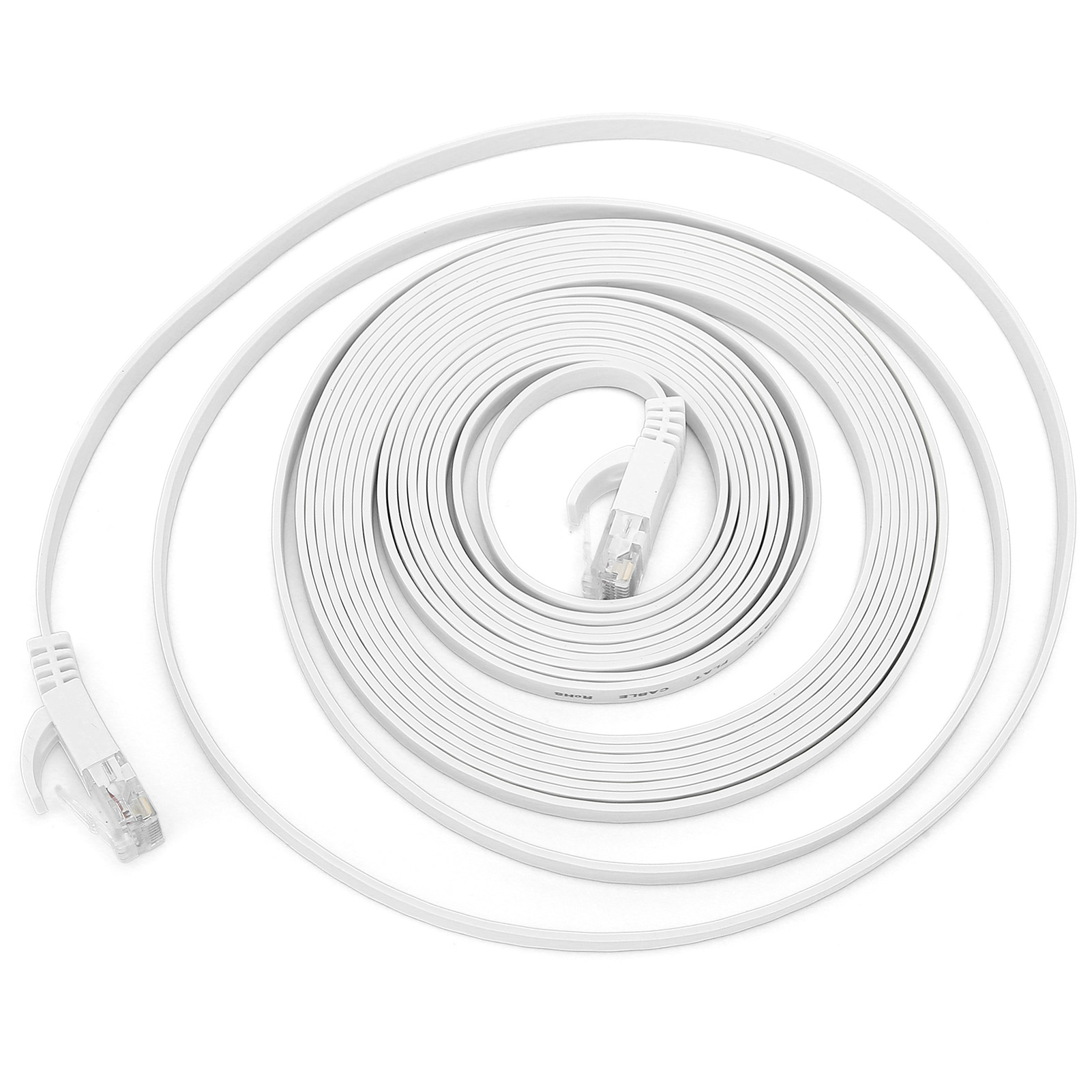 Ethernet-kabel Cat6 Gigabit 8-adriges Verdrilltes Paar Netzwerk-jumperkabel Flachkabel Aus Kupfer, 20 Meter