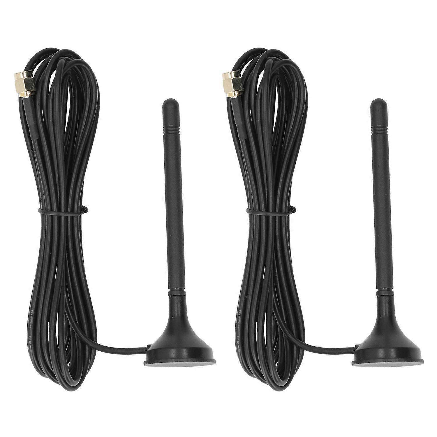 Stück Saugnapfantenne, Hohe Verstärkung, 2,4 Ghz, 3 Dbi, Wasserdicht, Sma-stecker, Antenne Für Router, Drahtlos